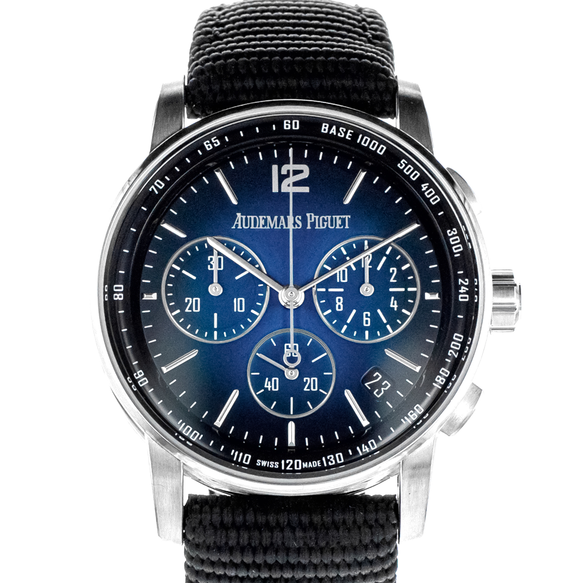 Audemars Piguet Code 11.59 26393BC 41mm Blue Vignette White Gold Mens Watch 2022 thumbnail 1