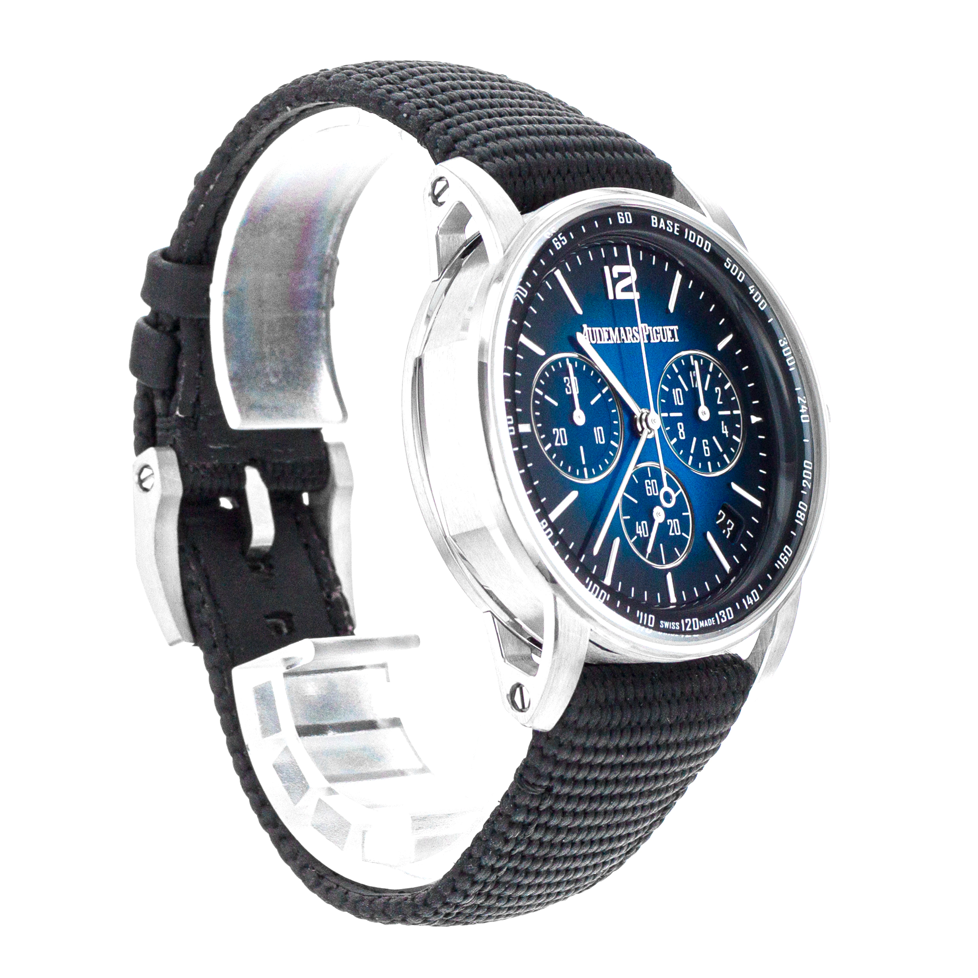 Audemars Piguet Code 11.59 26393BC 41mm Blue Vignette White Gold Mens Watch 2022 thumbnail 8