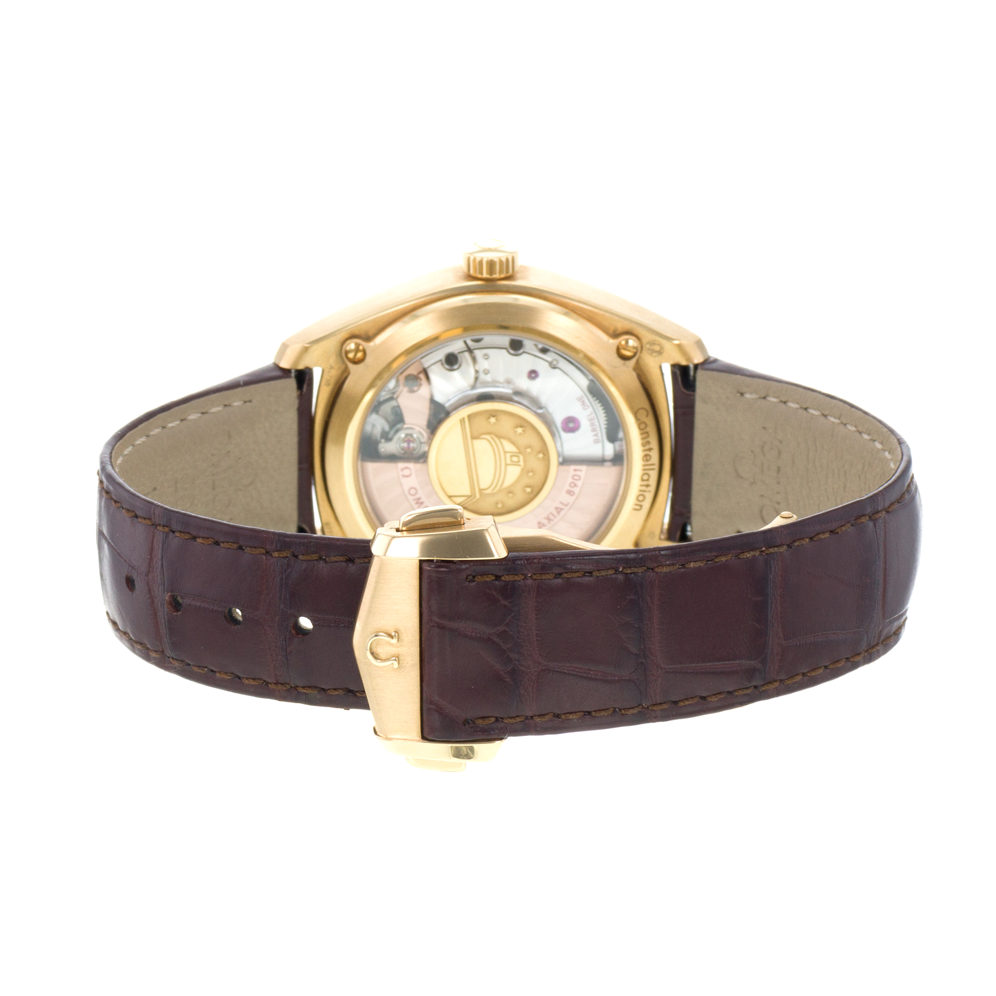 Omega Globemaster 130.53.39.21.02.002 39mm Yellow Gold Co-Axial Mens Watch thumbnail 10