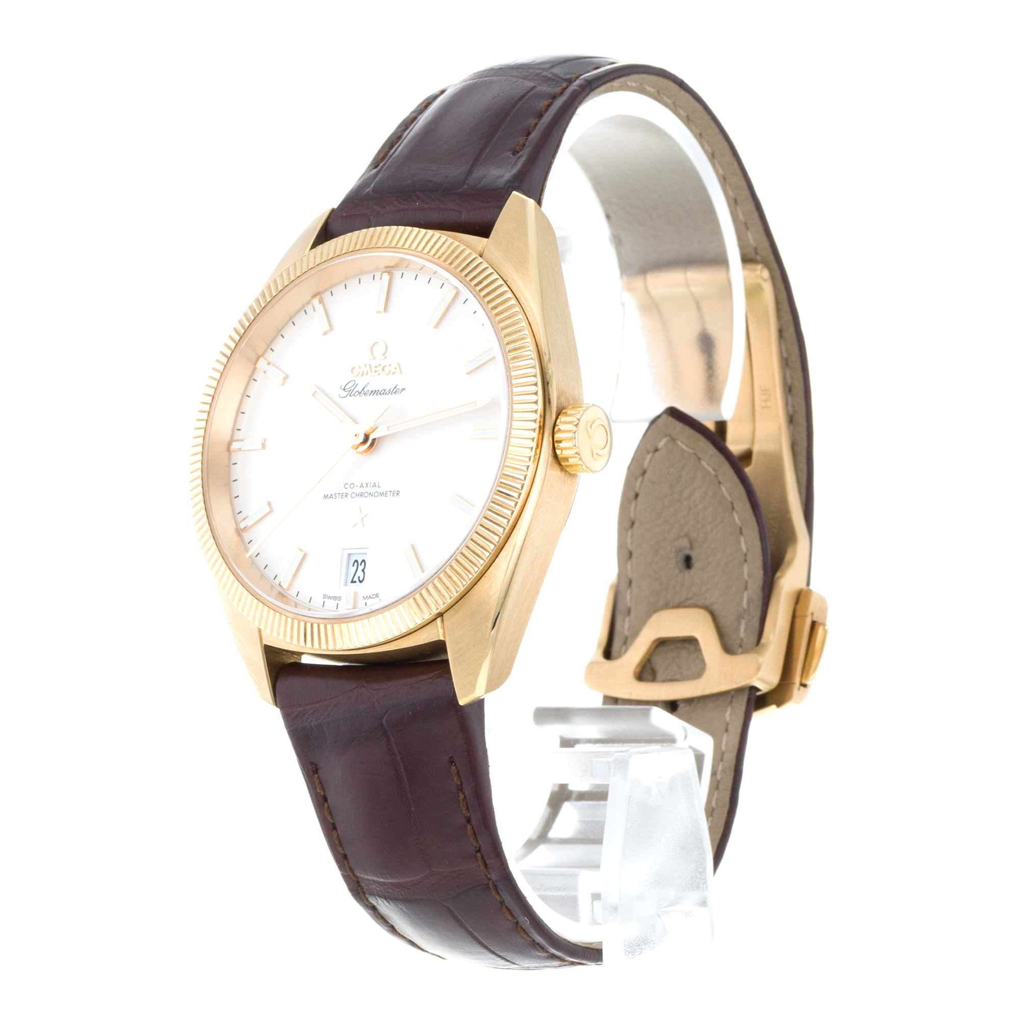 Omega Globemaster 130.53.39.21.02.002 39mm Yellow Gold Co-Axial Mens Watch thumbnail 5