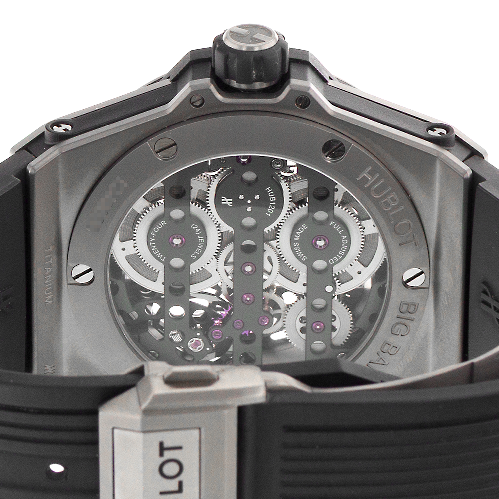 Hublot Big Bang Meca-10 414.NI.1123.RX 45mm Skeletonized Manual Winding 2018 thumbnail 10