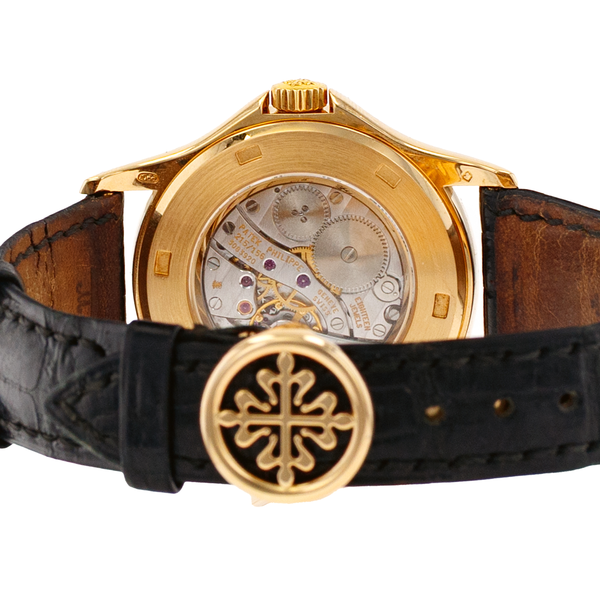 Patek Philippe Calatrava 5134J-001 37mm White Arabic Yellow Gold Mens Watch thumbnail 10