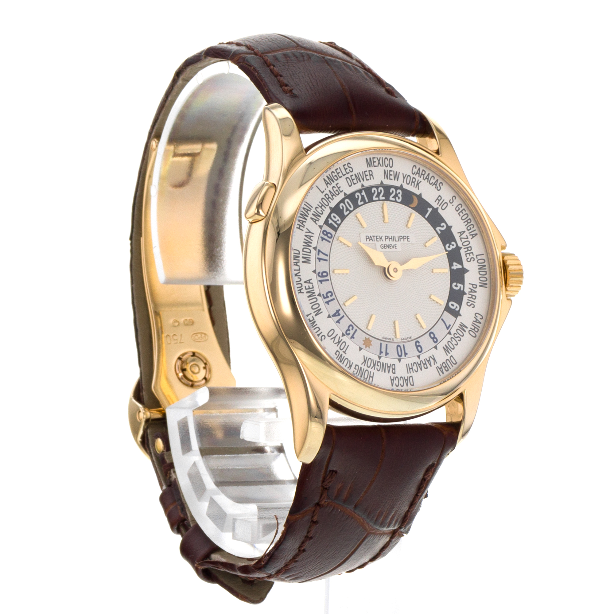 Patek Philippe World Time 5110J-001 37mm Complications Yellow Gold Mens Watch thumbnail 6
