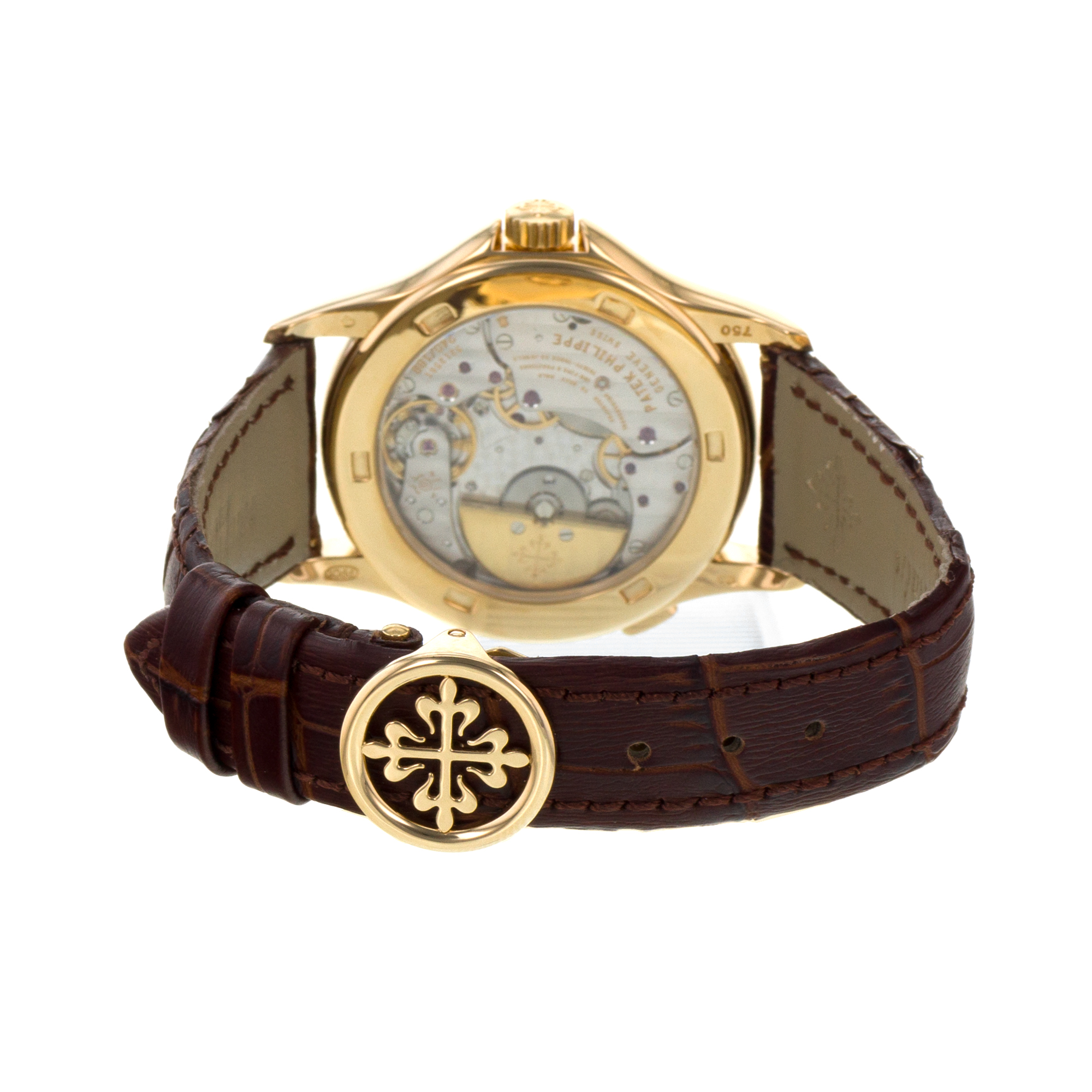 Patek Philippe World Time 5110J-001 37mm Complications Yellow Gold Mens Watch thumbnail 8