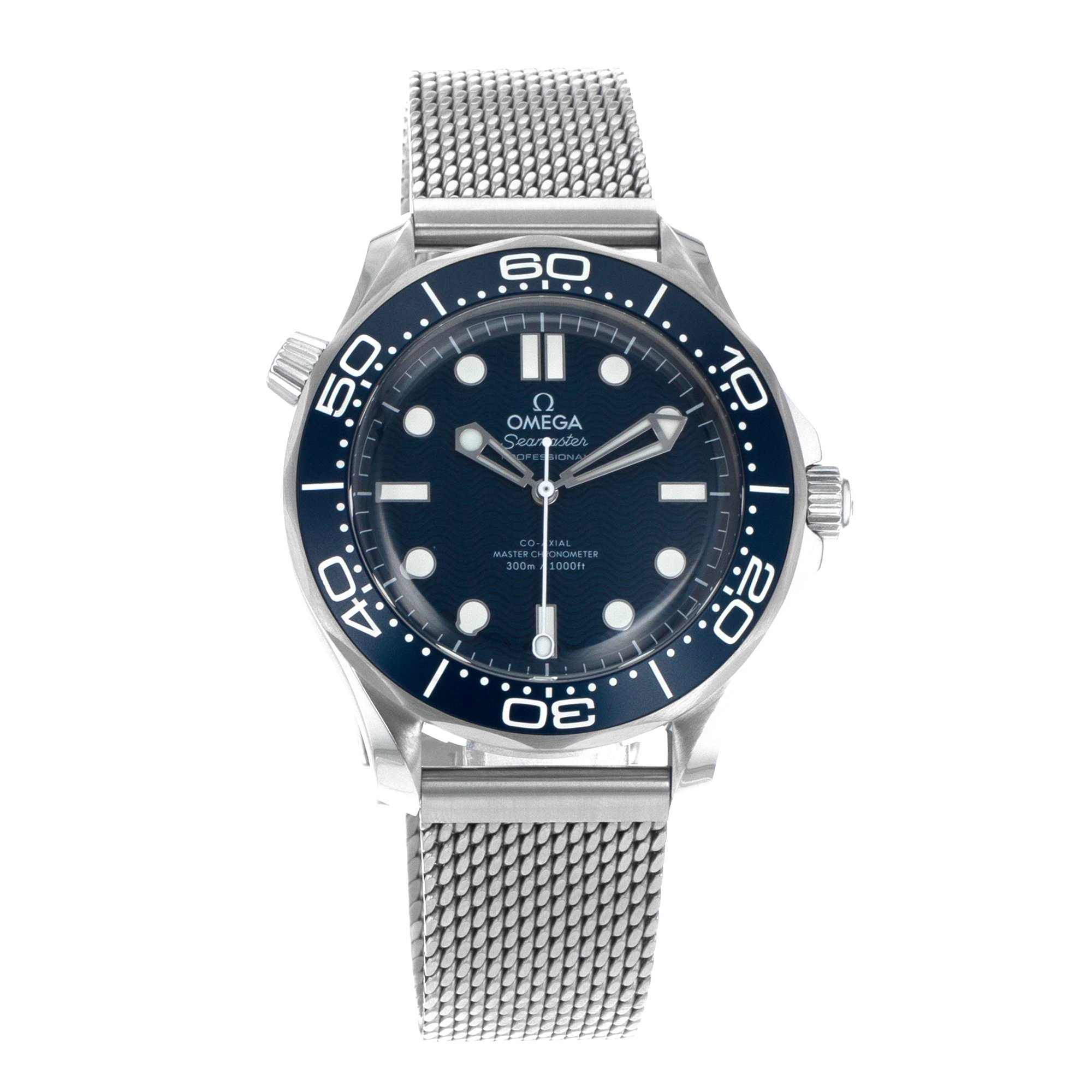 Omega Seamaster Diver 300 M 210.30.42.20.03.002 Blue Wave Mens Watch thumbnail 9