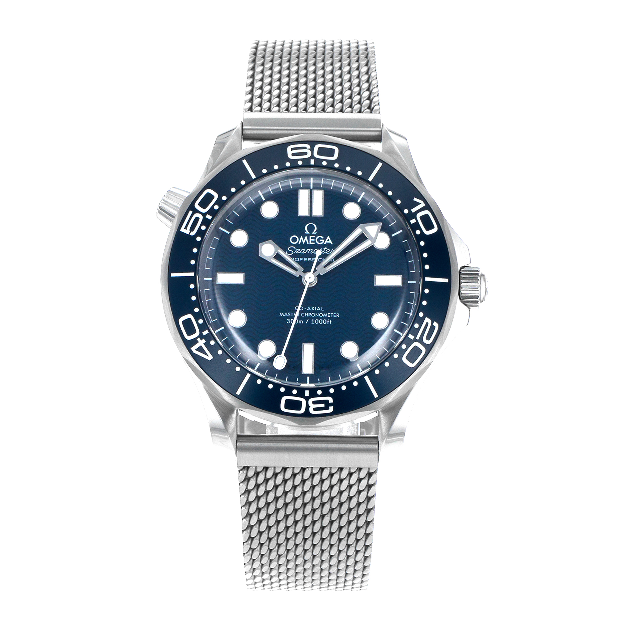 Omega Seamaster Diver 300 M 210.30.42.20.03.002 Blue Wave Mens Watch thumbnail 2