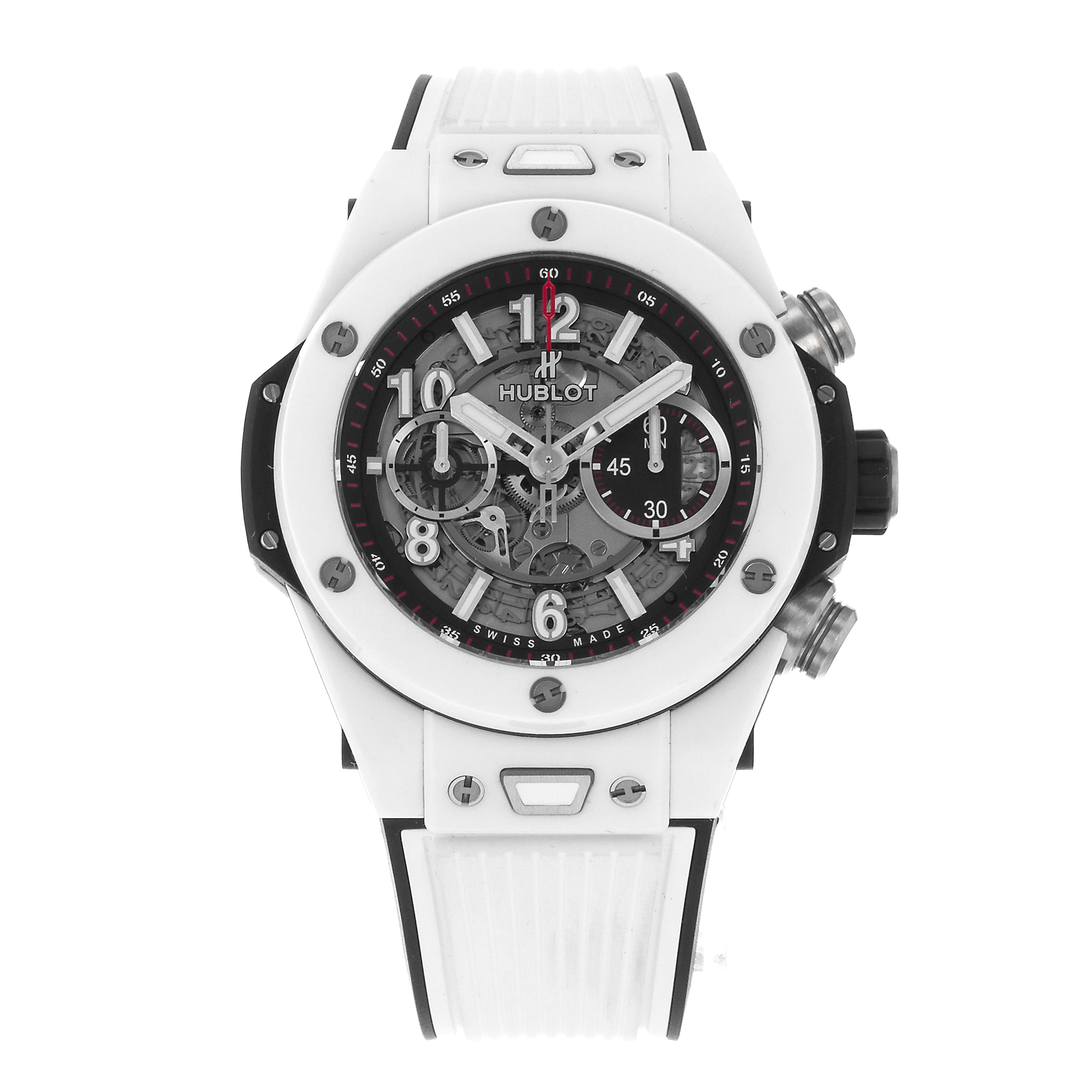 Hublot Big Bang 441.HX.1170.RX 42mm White Ceramic Automatic Skeleton Mens Watch thumbnail 2