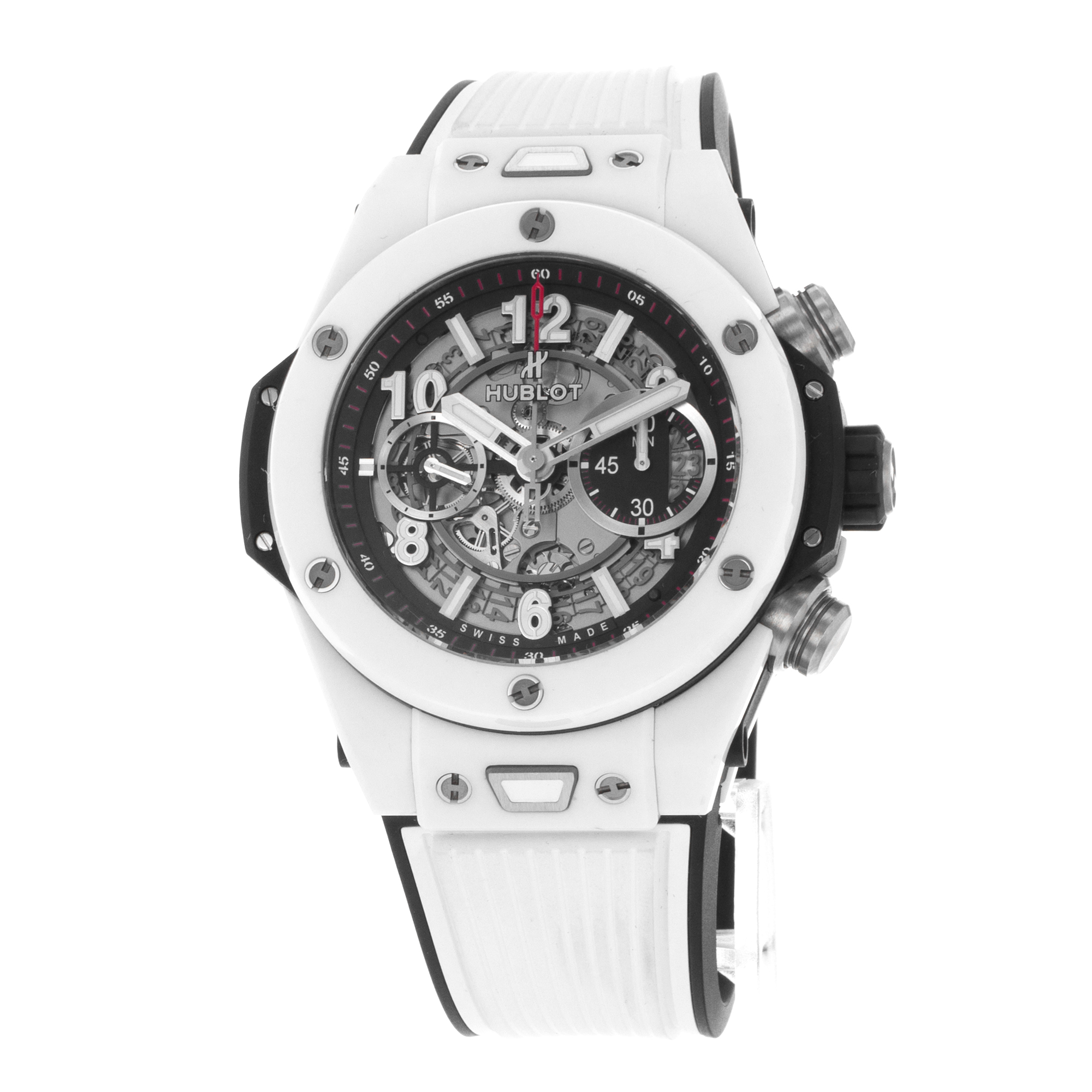 Hublot Big Bang 441.HX.1170.RX 42mm White Ceramic Automatic Skeleton Mens Watch thumbnail 4