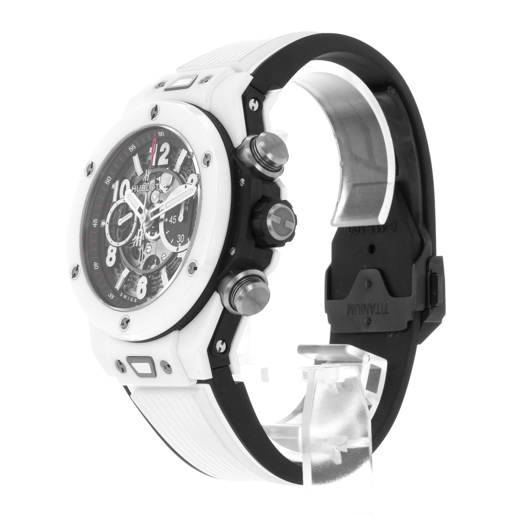 Hublot Big Bang 441.HX.1170.RX 42mm White Ceramic Automatic Skeleton Mens Watch thumbnail 5