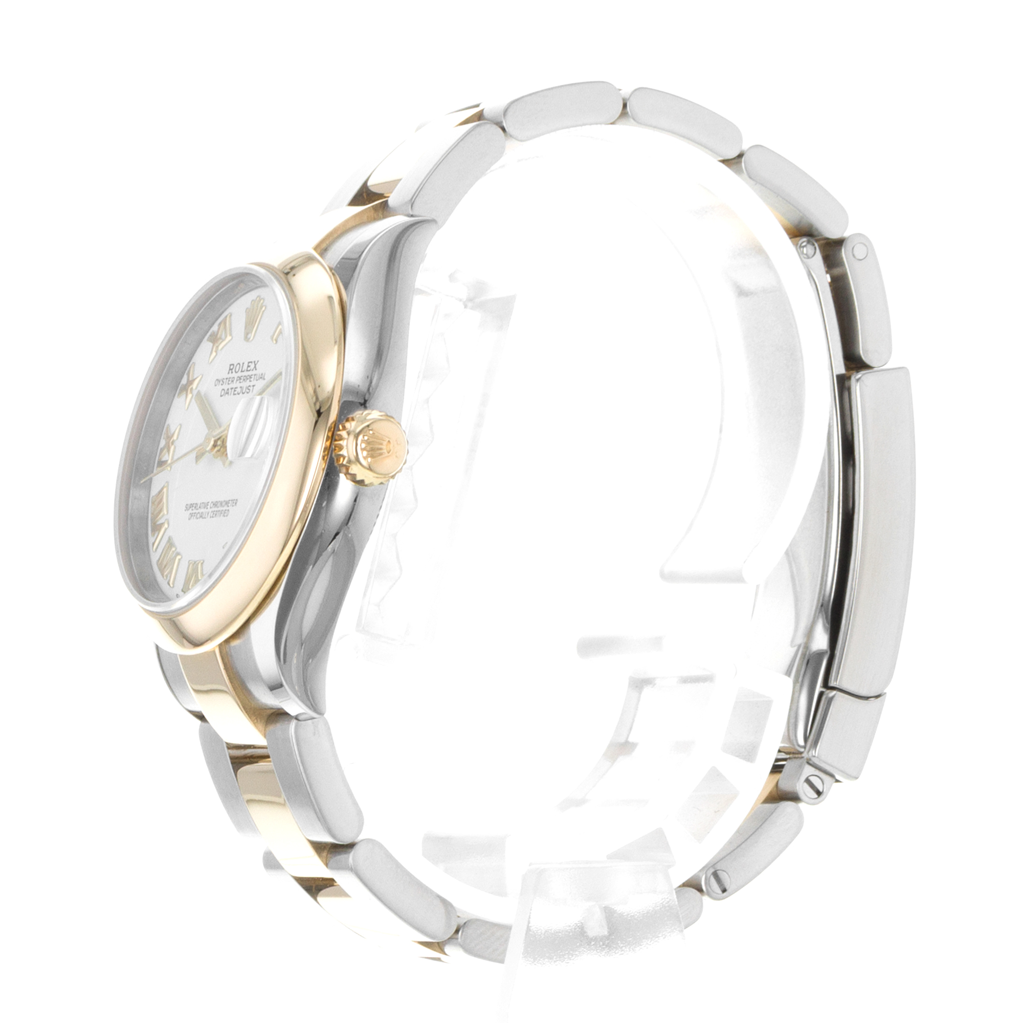 Rolex Datejust 31 278243 White Roman Steel Yellow Gold Oyster Ladies Watch 2020 thumbnail 7