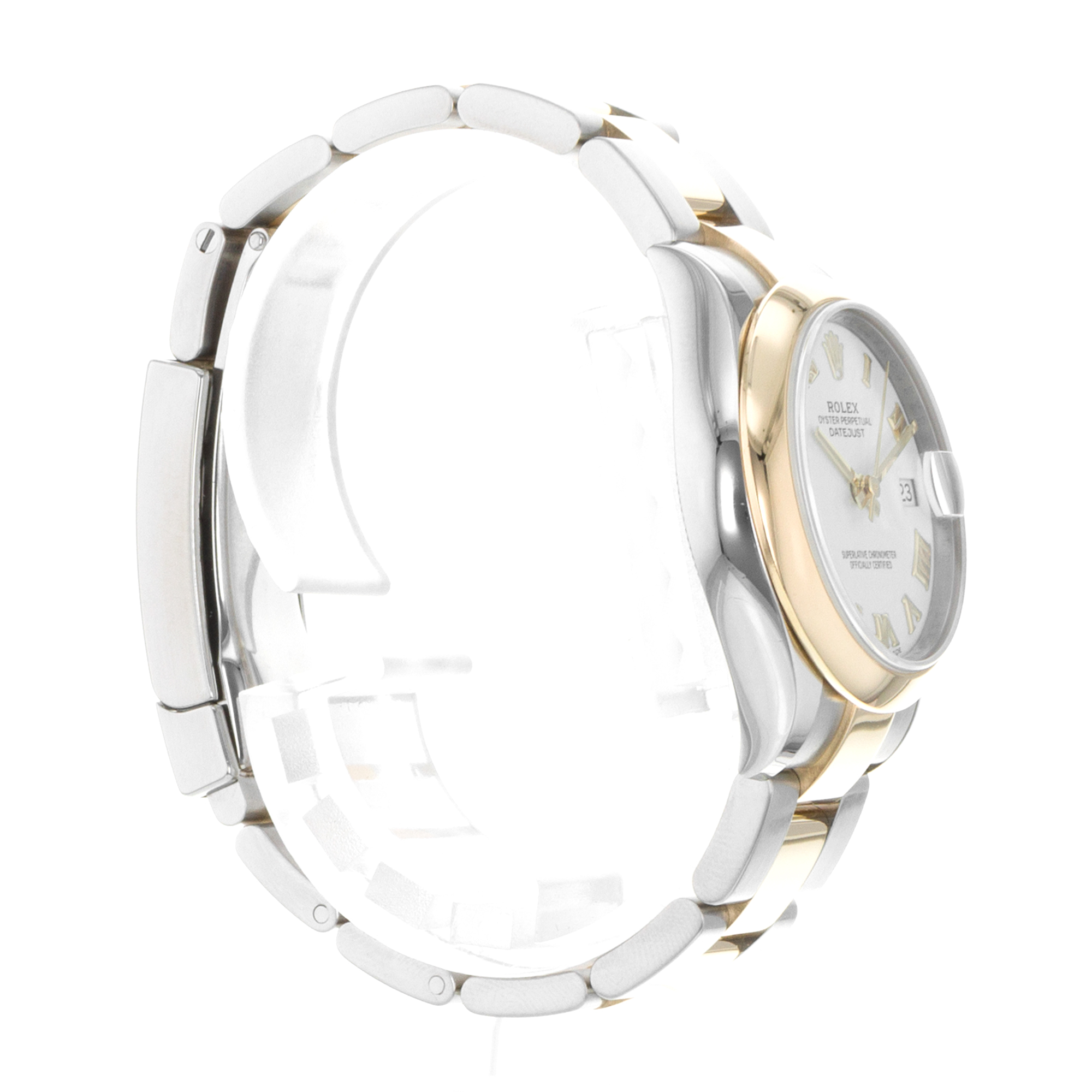 Rolex Datejust 31 278243 White Roman Steel Yellow Gold Oyster Ladies Watch 2020 thumbnail 8