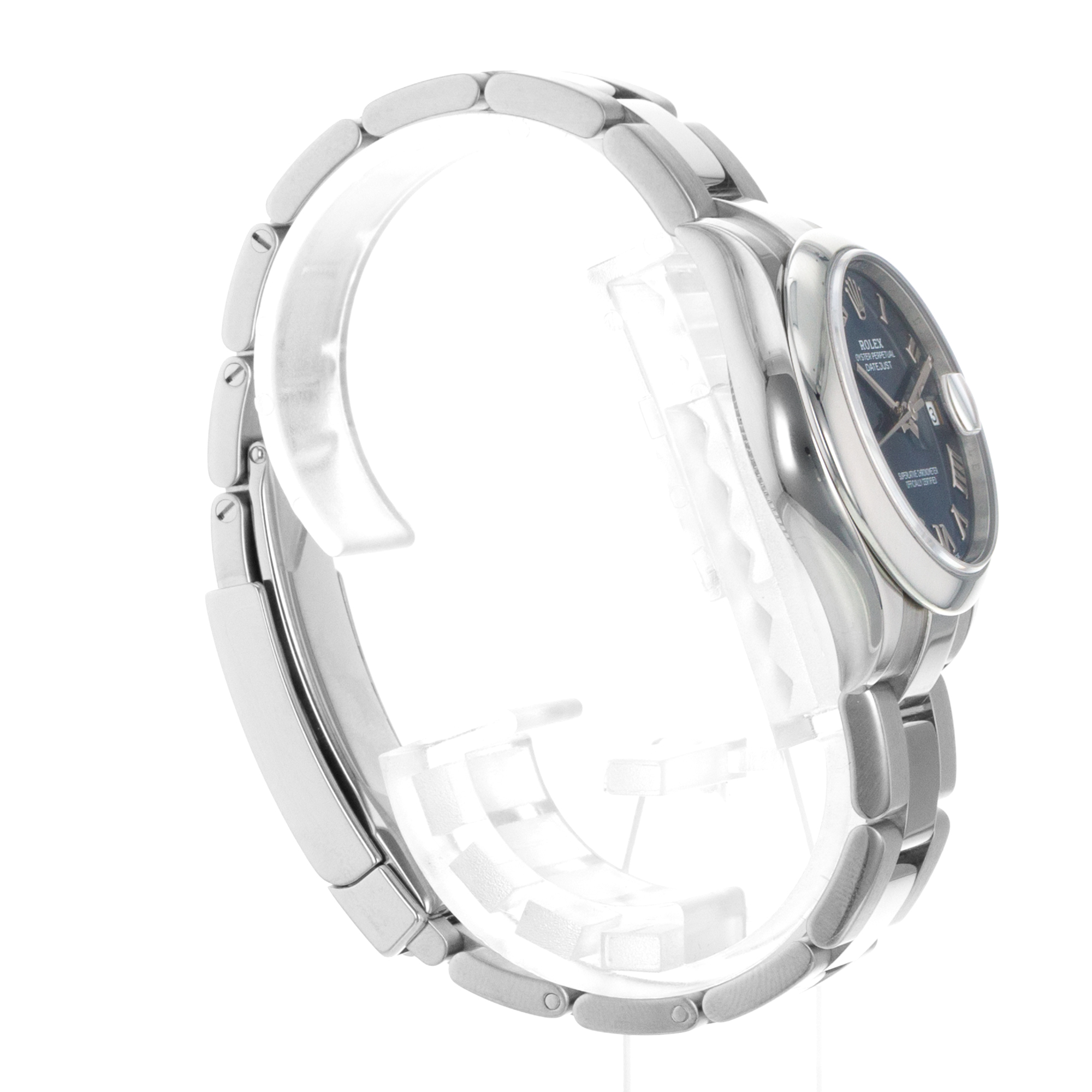 Rolex Datejust 31 278240 Blue Roman Smooth Steel Automatic Ladies Watch thumbnail 6