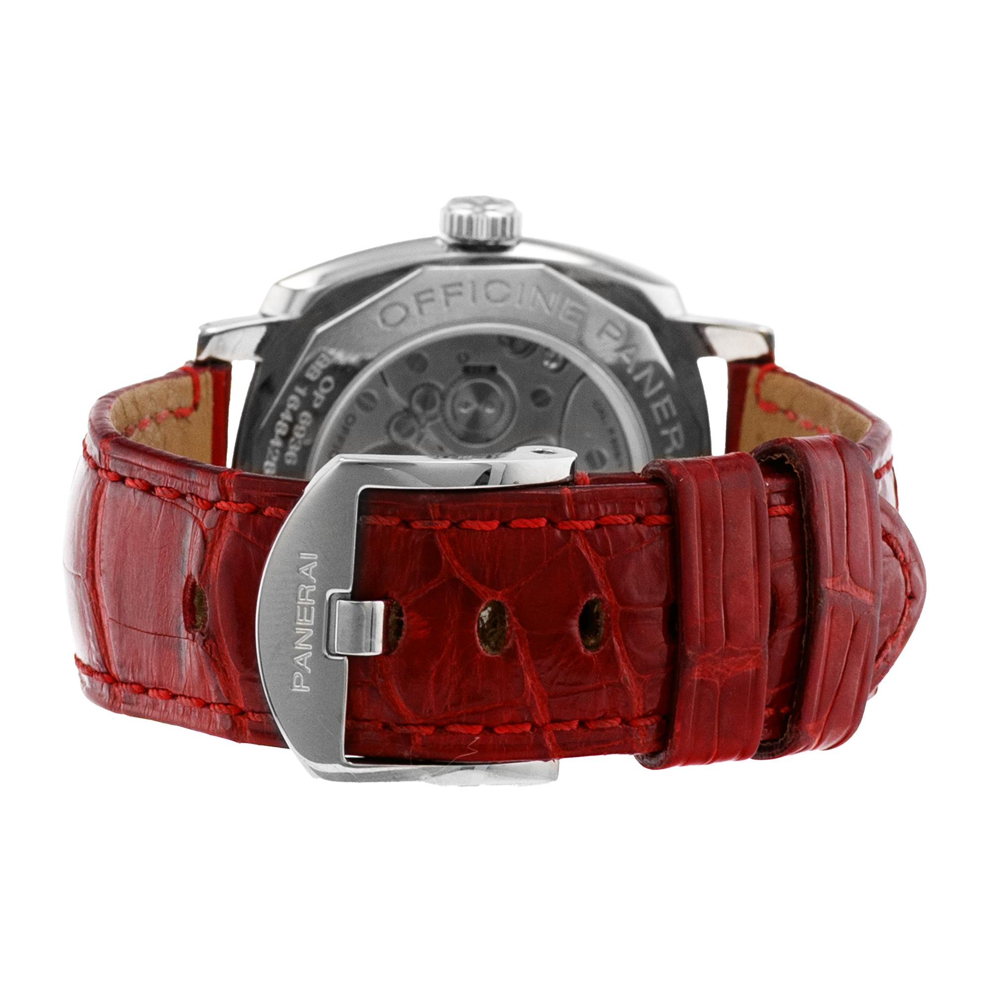 Panerai Radiomir PAM00512 42mm Steel Leather Manual Winding Mens Watch 2022 thumbnail 9