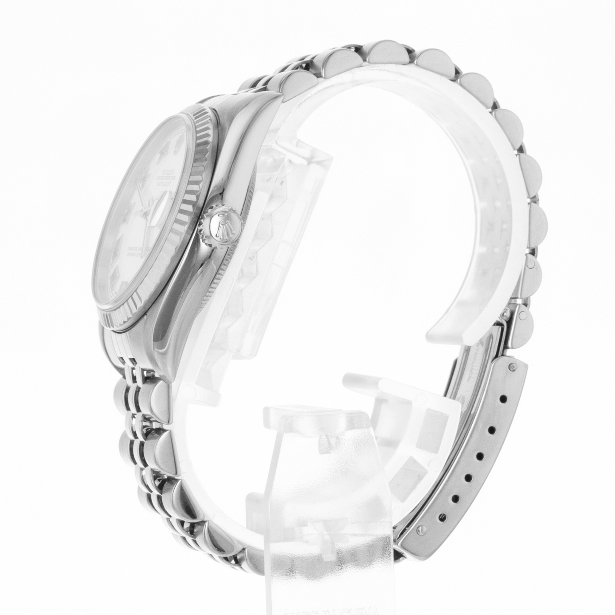 Rolex Datejust 31 78274 Steel White Gold Fluted Jubilee Ladies Watch 2003 thumbnail 6