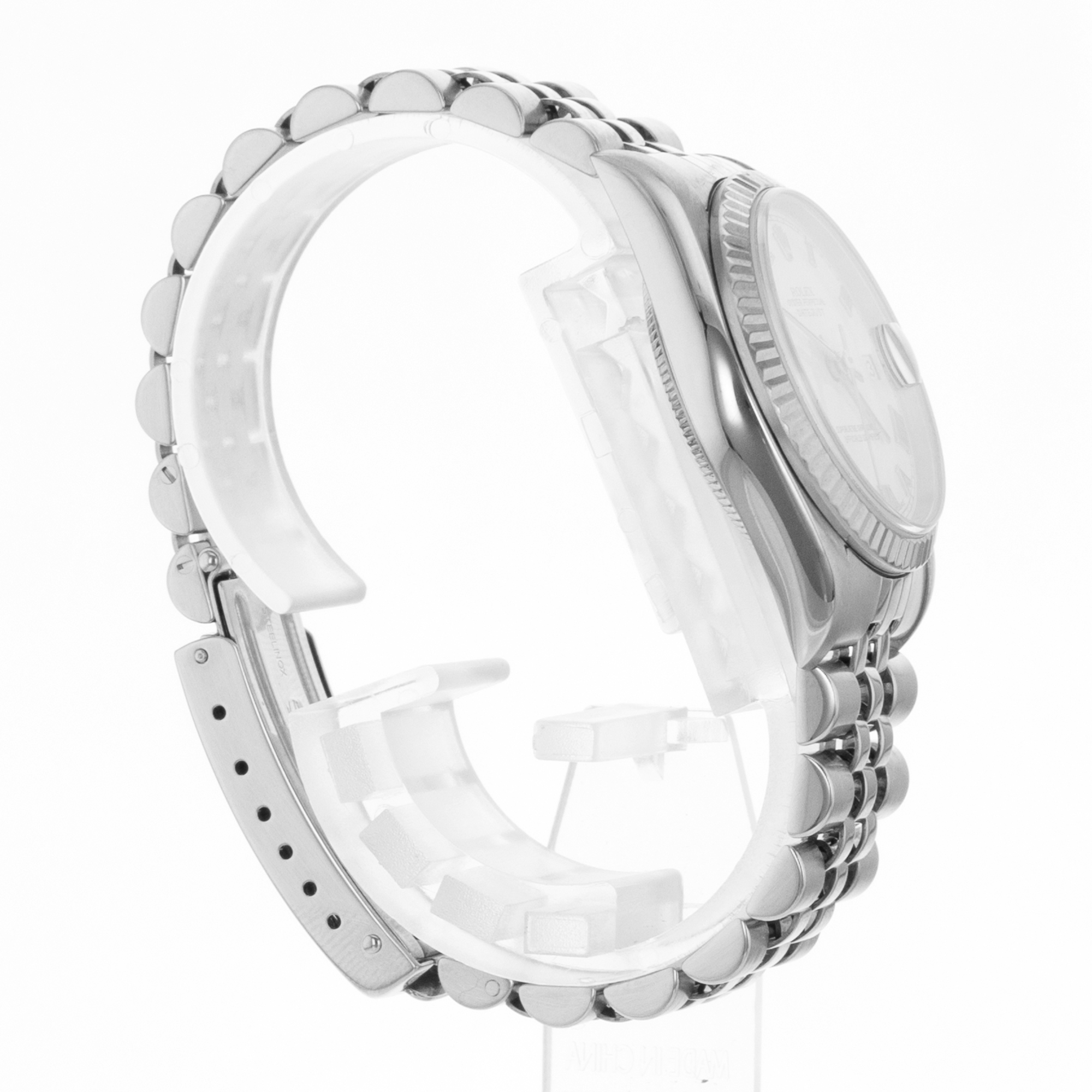 Rolex Datejust 31 78274 Steel White Gold Fluted Jubilee Ladies Watch 2003 thumbnail 7