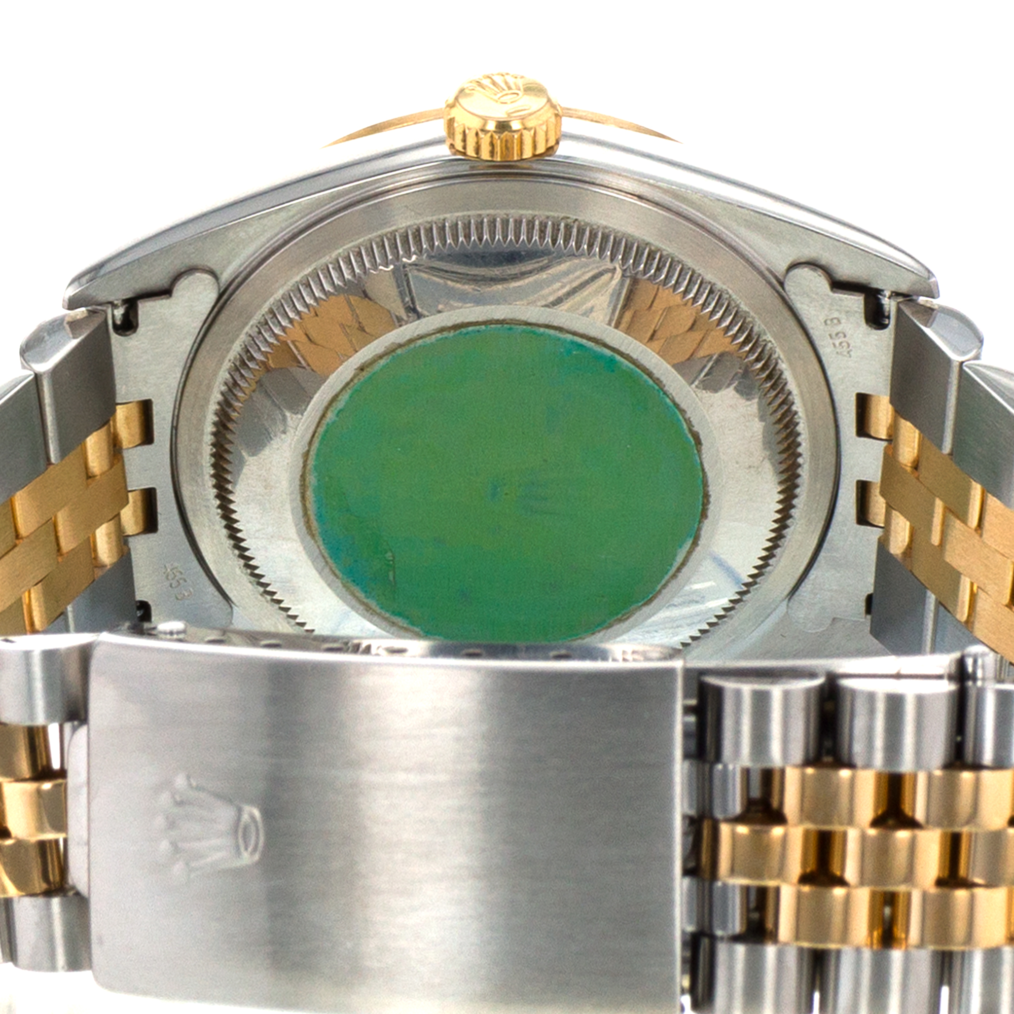 Rolex Datejust 36 16233 Factory Mother of Pearl Steel Gold Diamond Mens Watch thumbnail 10