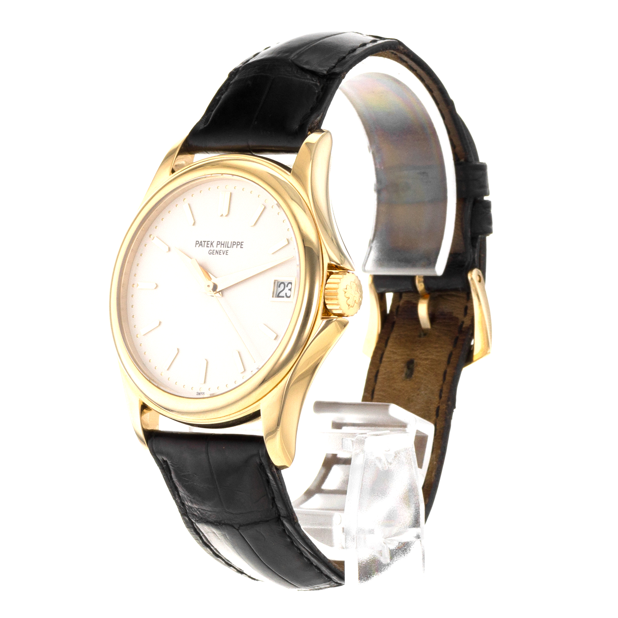 Patek Philippe Calatrava 5107J-001 37mm Silver Yellow Gold Automatic Mens Watch thumbnail 4