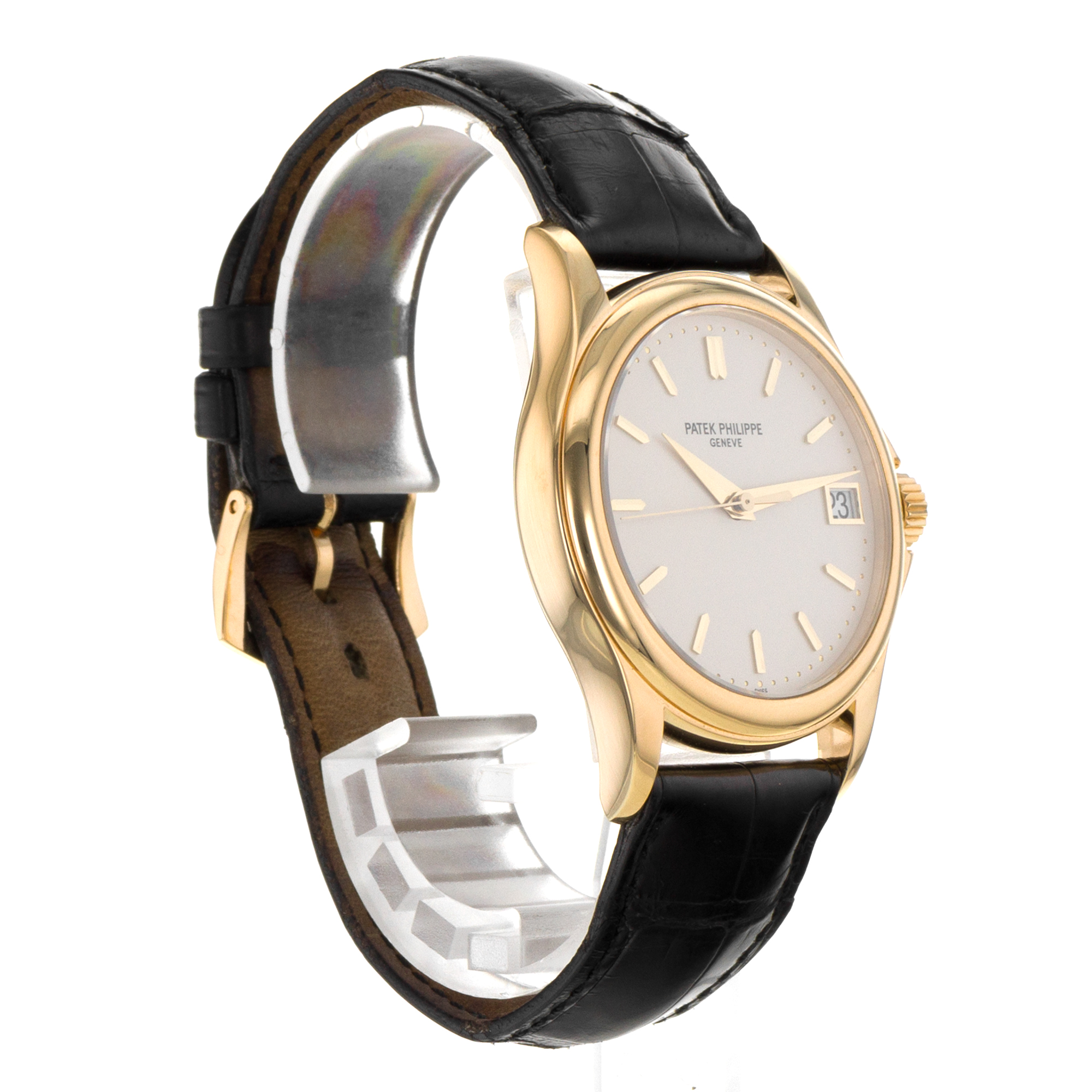 Patek Philippe Calatrava 5107J-001 37mm Silver Yellow Gold Automatic Mens Watch thumbnail 7