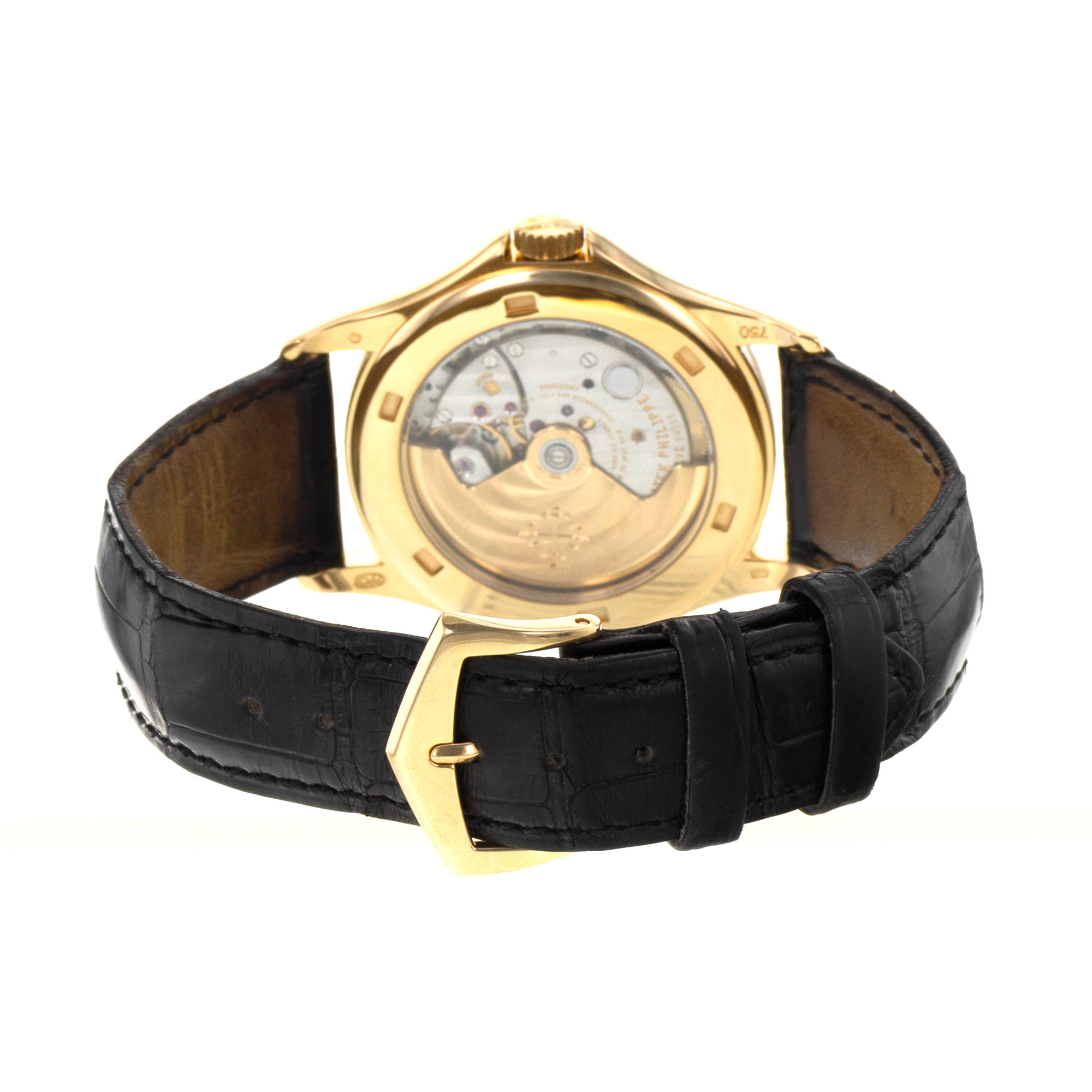 Patek Philippe Calatrava 5107J-001 37mm Silver Yellow Gold Automatic Mens Watch thumbnail 9