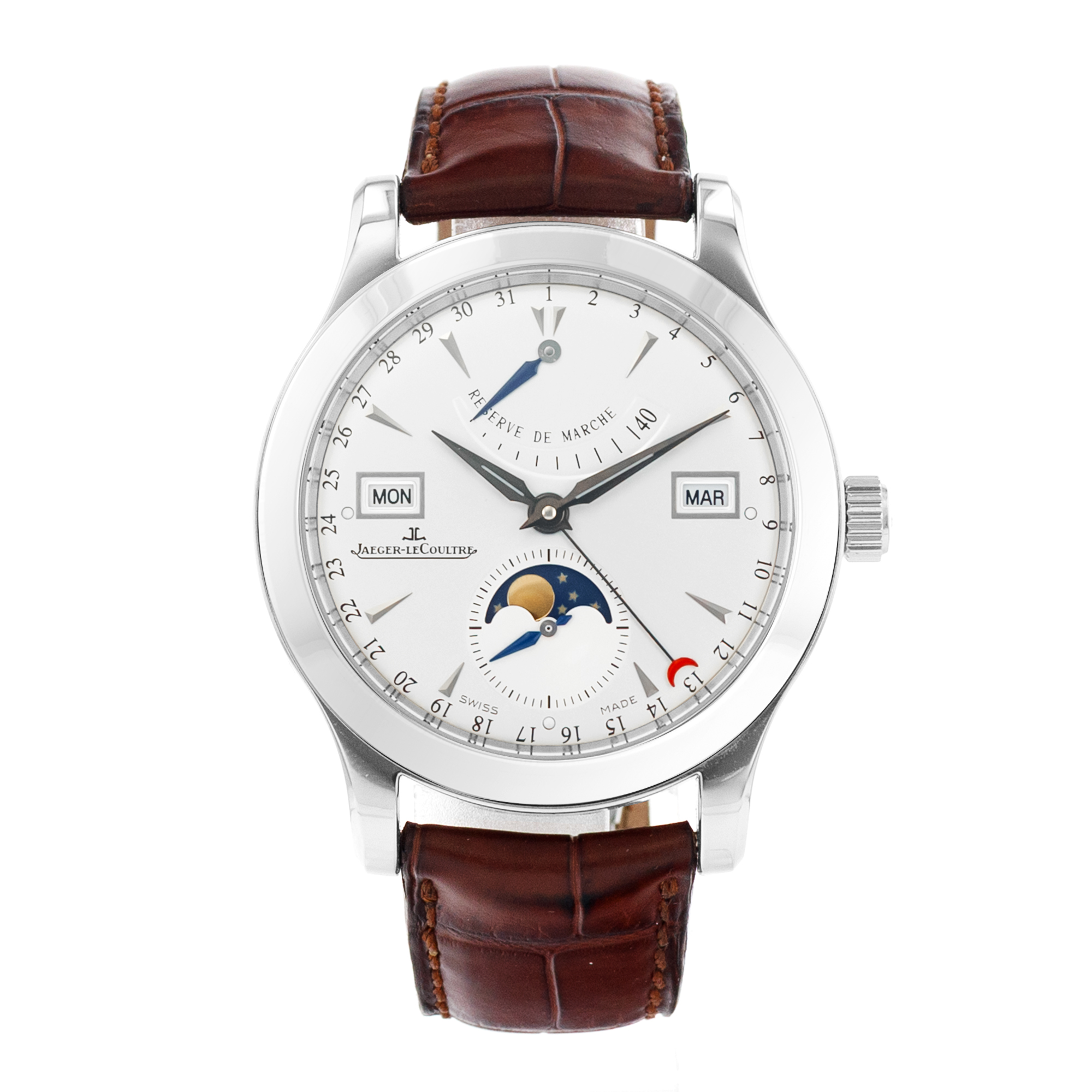 Jaeger-LeCoultre Master Calendar Q151842A 147.8.41.S 40mm Silver Moon Mens Watch thumbnail 2