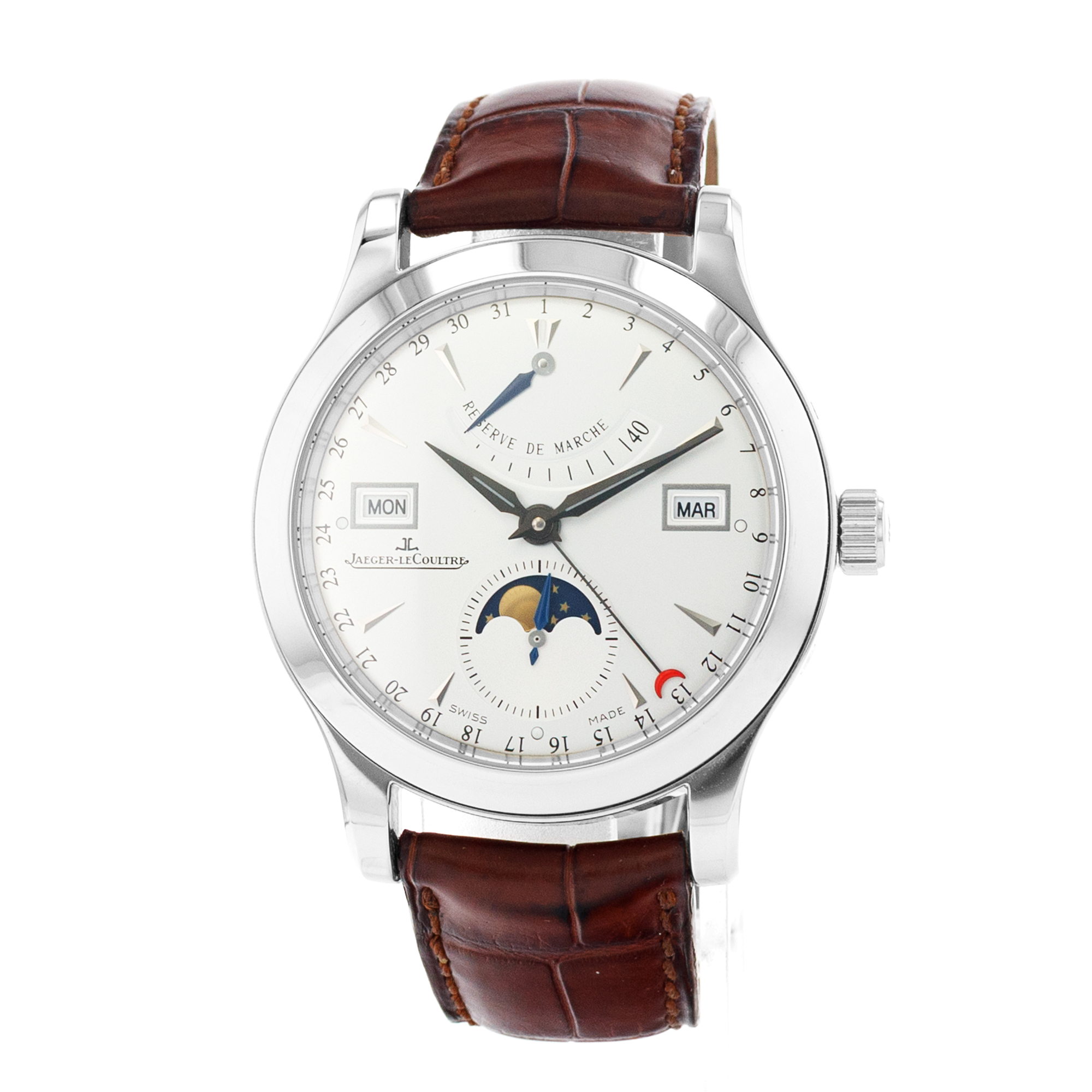 Jaeger-LeCoultre Master Calendar Q151842A 147.8.41.S 40mm Silver Moon Mens Watch thumbnail 4