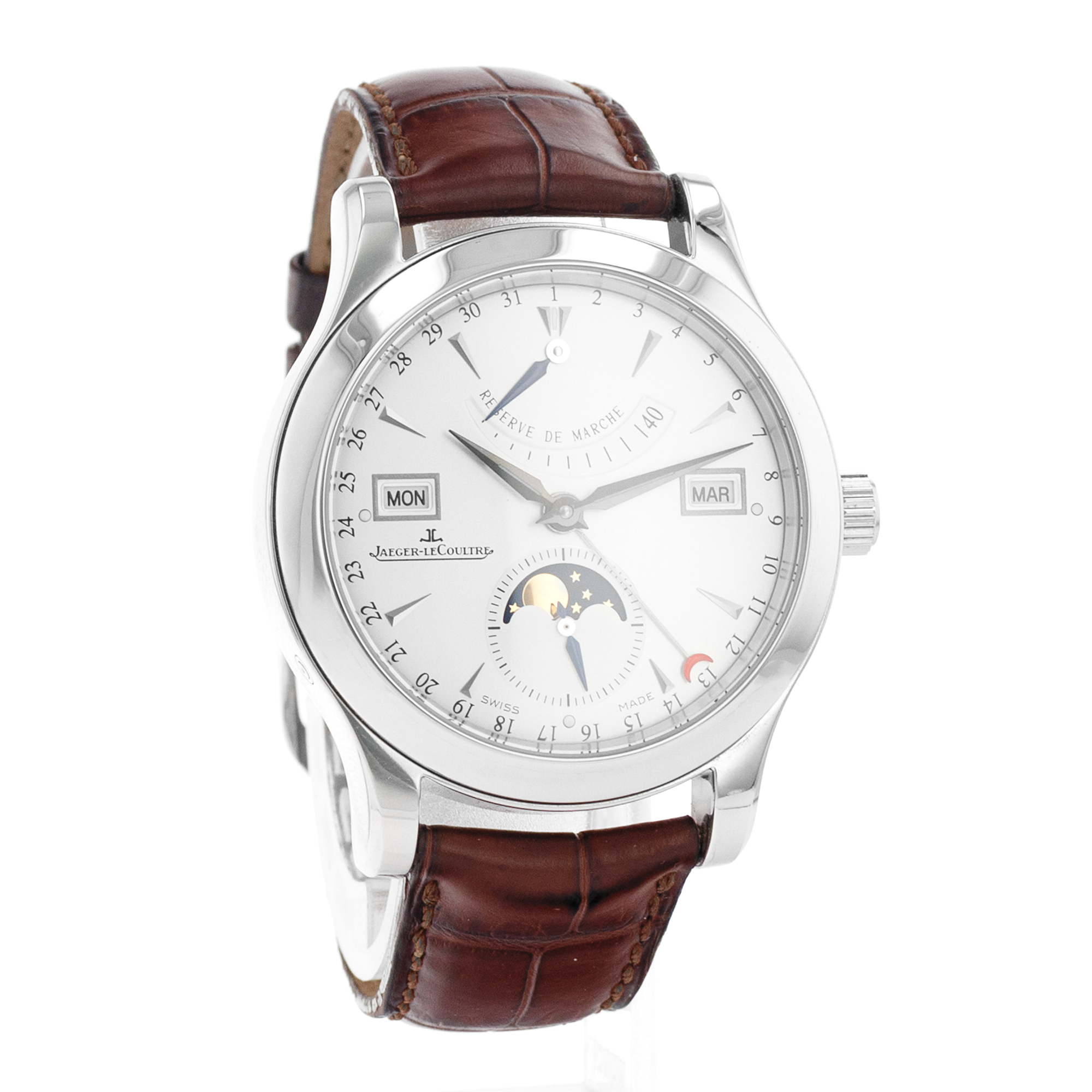 Jaeger-LeCoultre Master Calendar Q151842A 147.8.41.S 40mm Silver Moon Mens Watch thumbnail 9