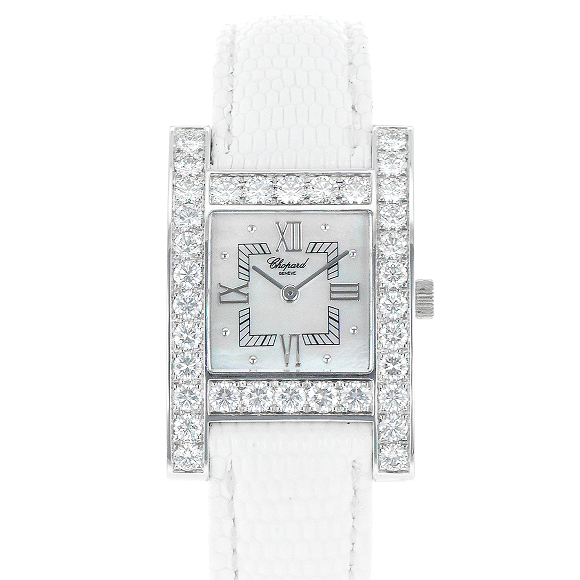 Chopard Your Hour 445 1 Factory Diamond Mother of Pearl White Gold Ladies Watch thumbnail 1