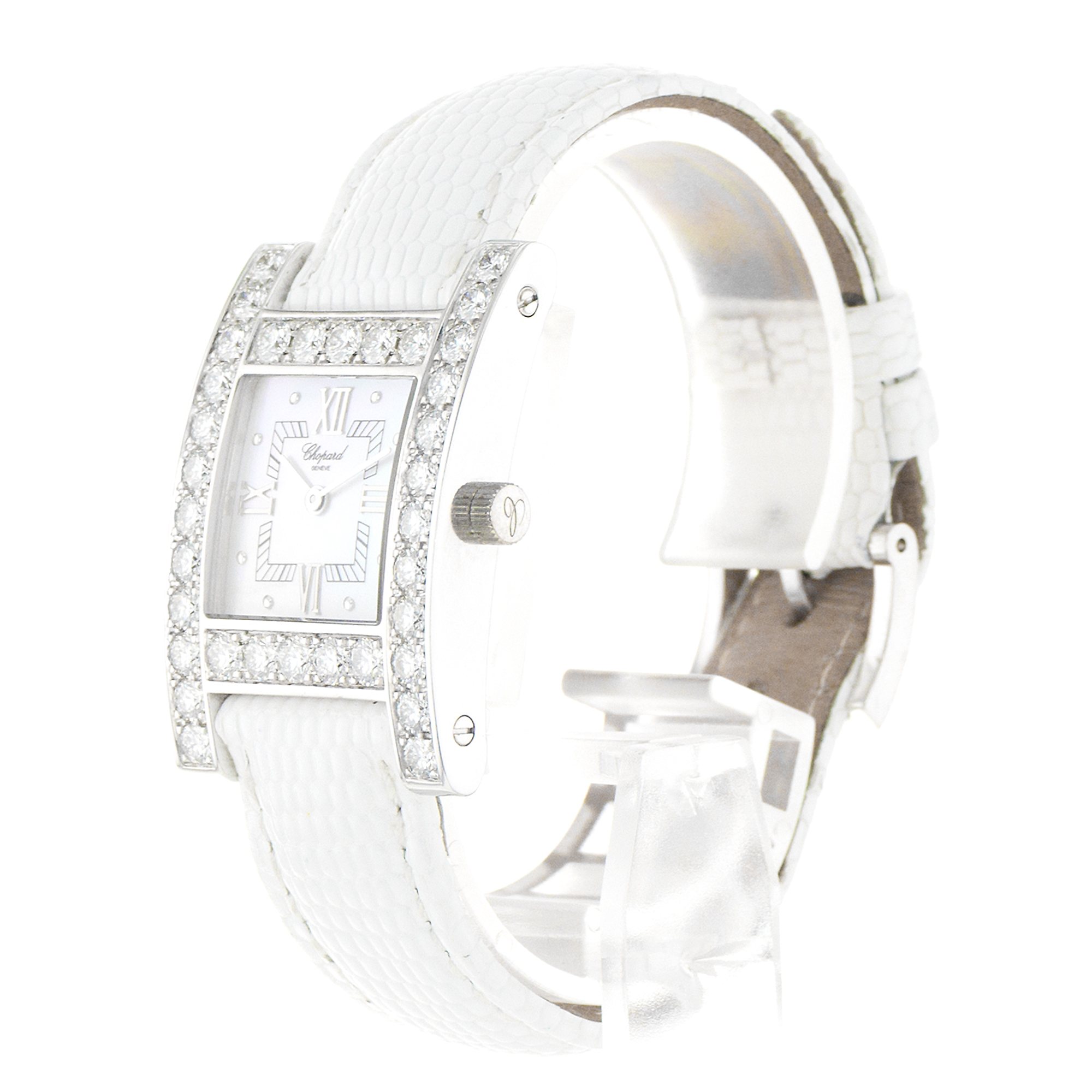 Chopard Your Hour 445 1 Factory Diamond Mother of Pearl White Gold Ladies Watch thumbnail 4
