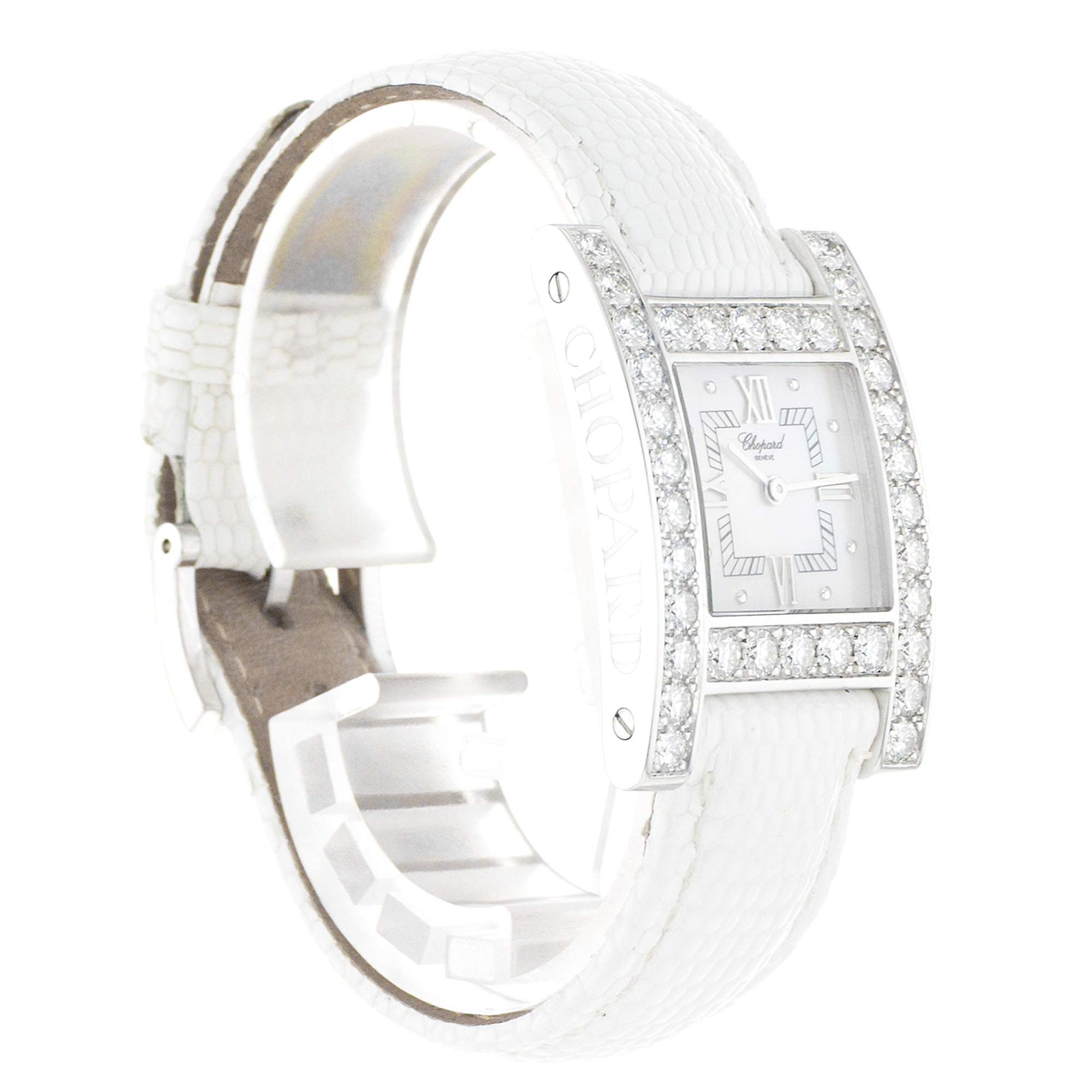 Chopard Your Hour 445 1 Factory Diamond Mother of Pearl White Gold Ladies Watch thumbnail 7