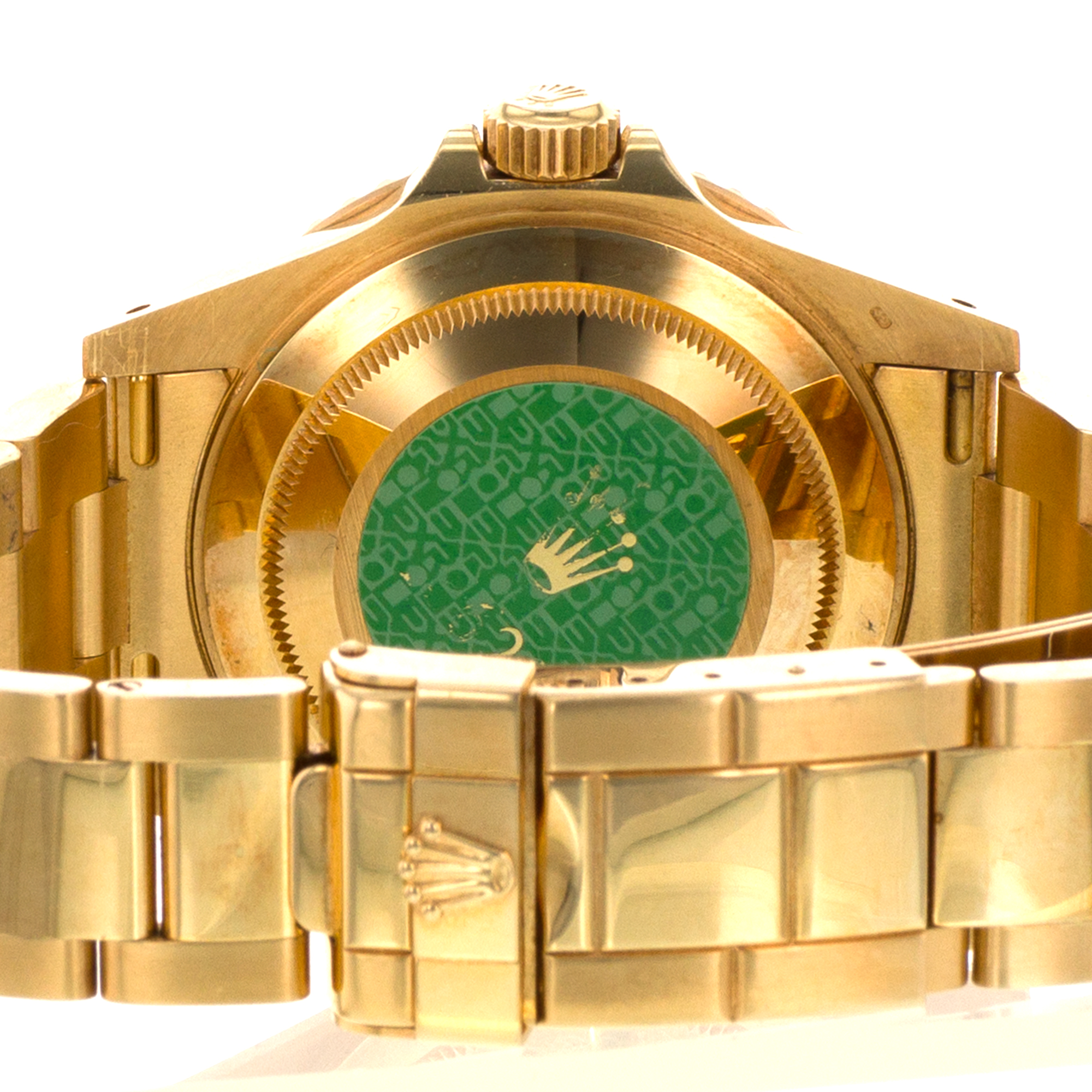 Rolex Yacht-Master 40 16628 White 18k Yellow Gold Oyster Automatic Mens Watch thumbnail 11