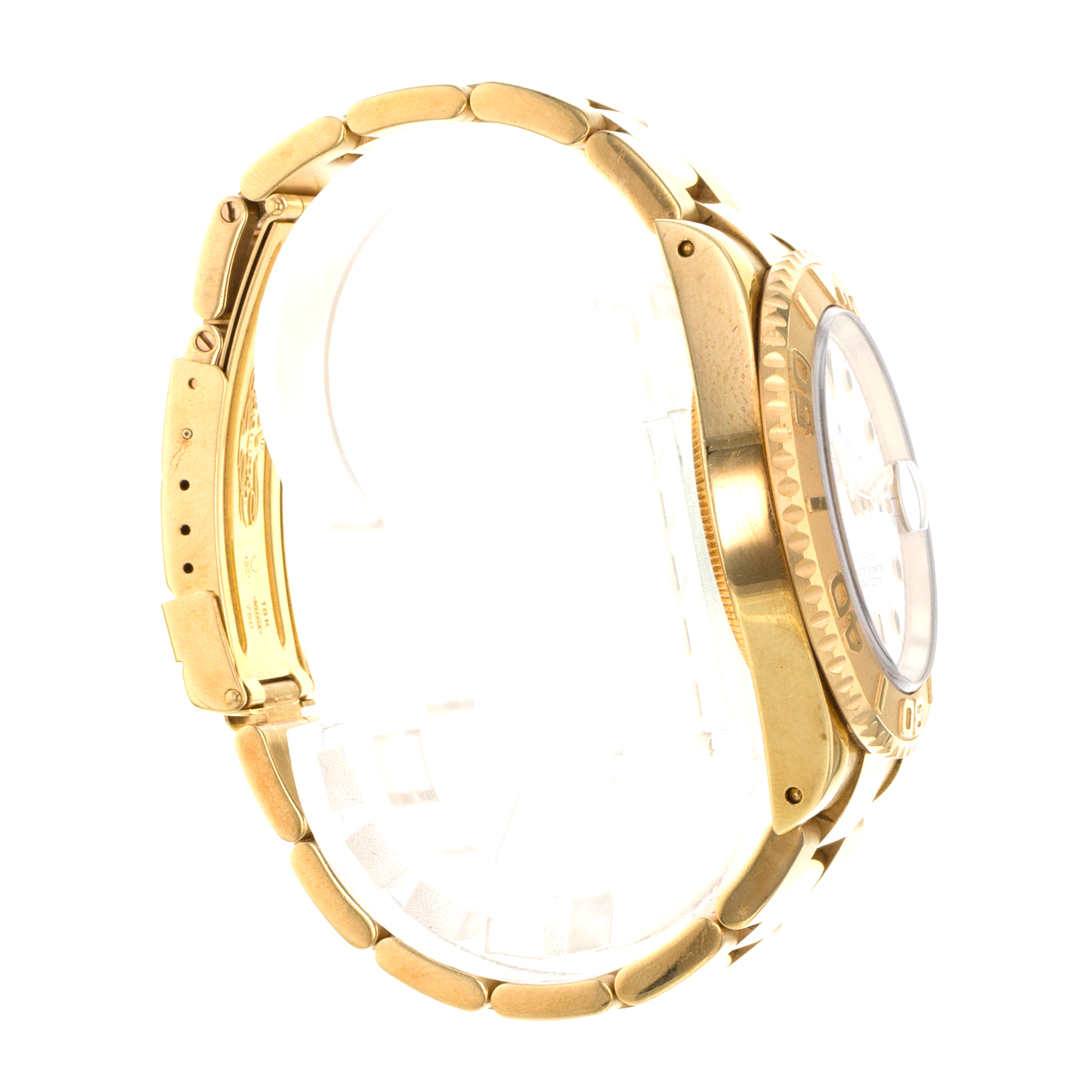 Rolex Yacht-Master 40 16628 White 18k Yellow Gold Oyster Automatic Mens Watch thumbnail 7