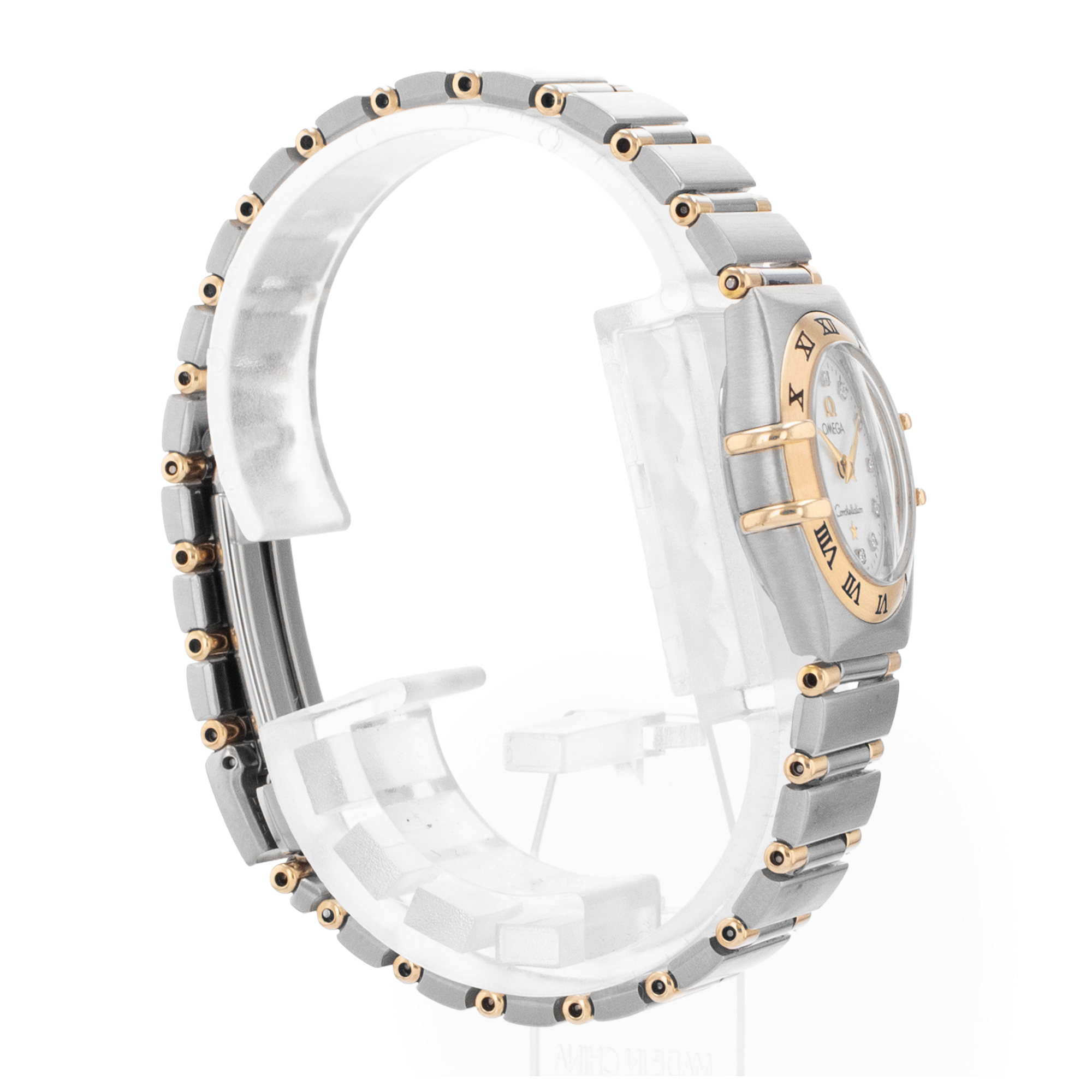 Omega Constellation 1362.70.00 20mm MOP diamond Steel Gold Ladies Watch thumbnail 6