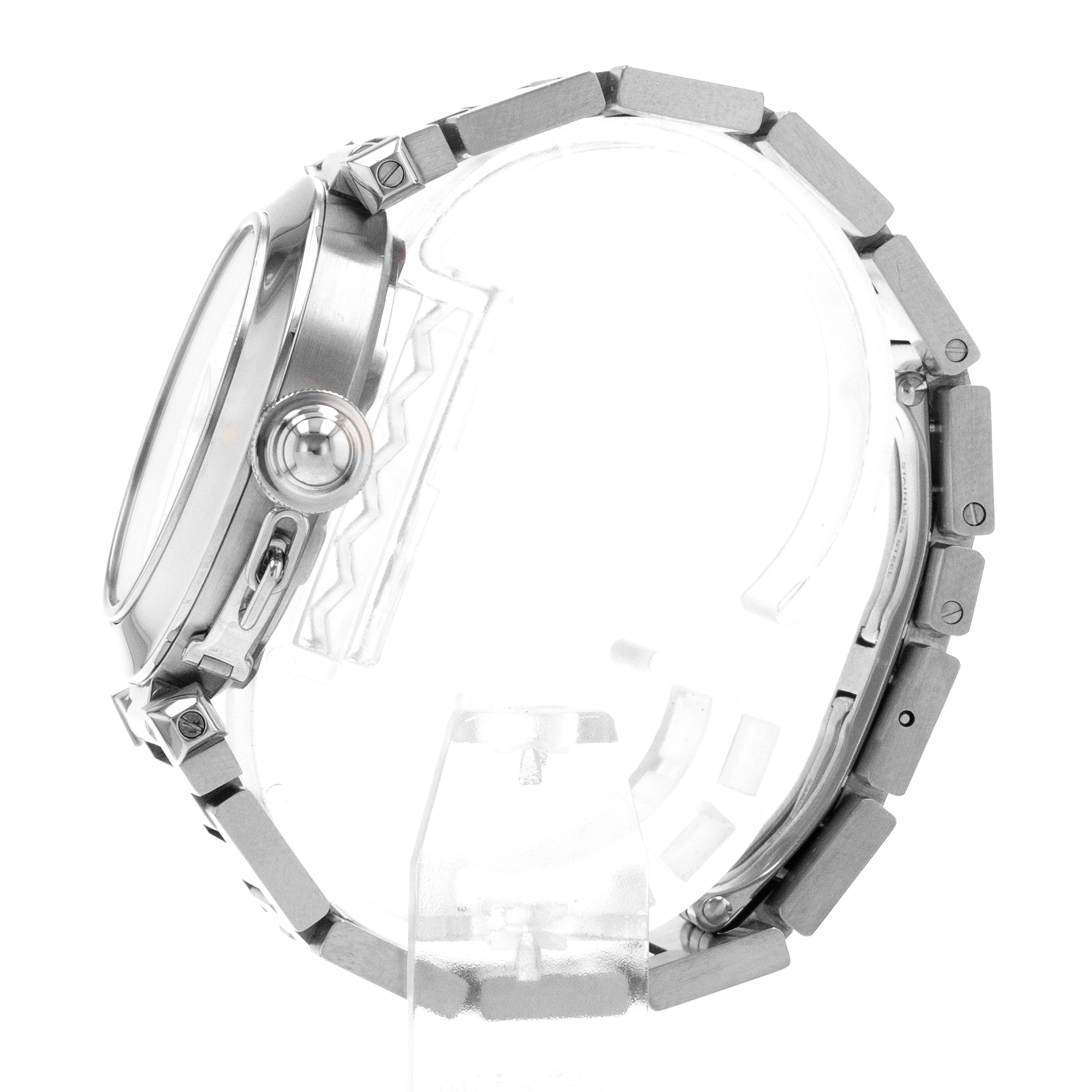 Cartier Pasha W31055M7 2475 35mm White Arabic Steel Automatic Mens Wacth thumbnail 5
