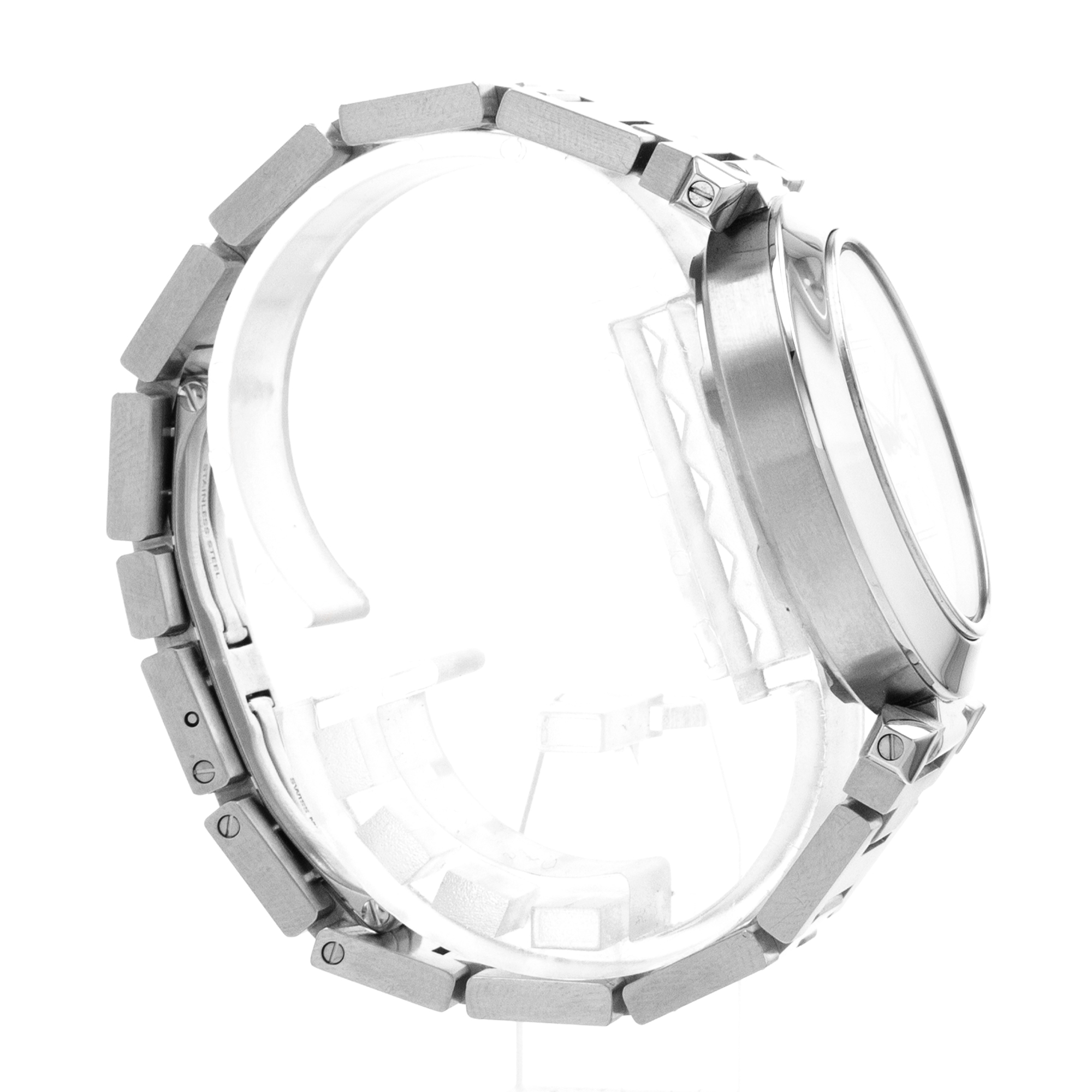 Cartier Pasha W31055M7 2475 35mm White Arabic Steel Automatic Mens Wacth thumbnail 6