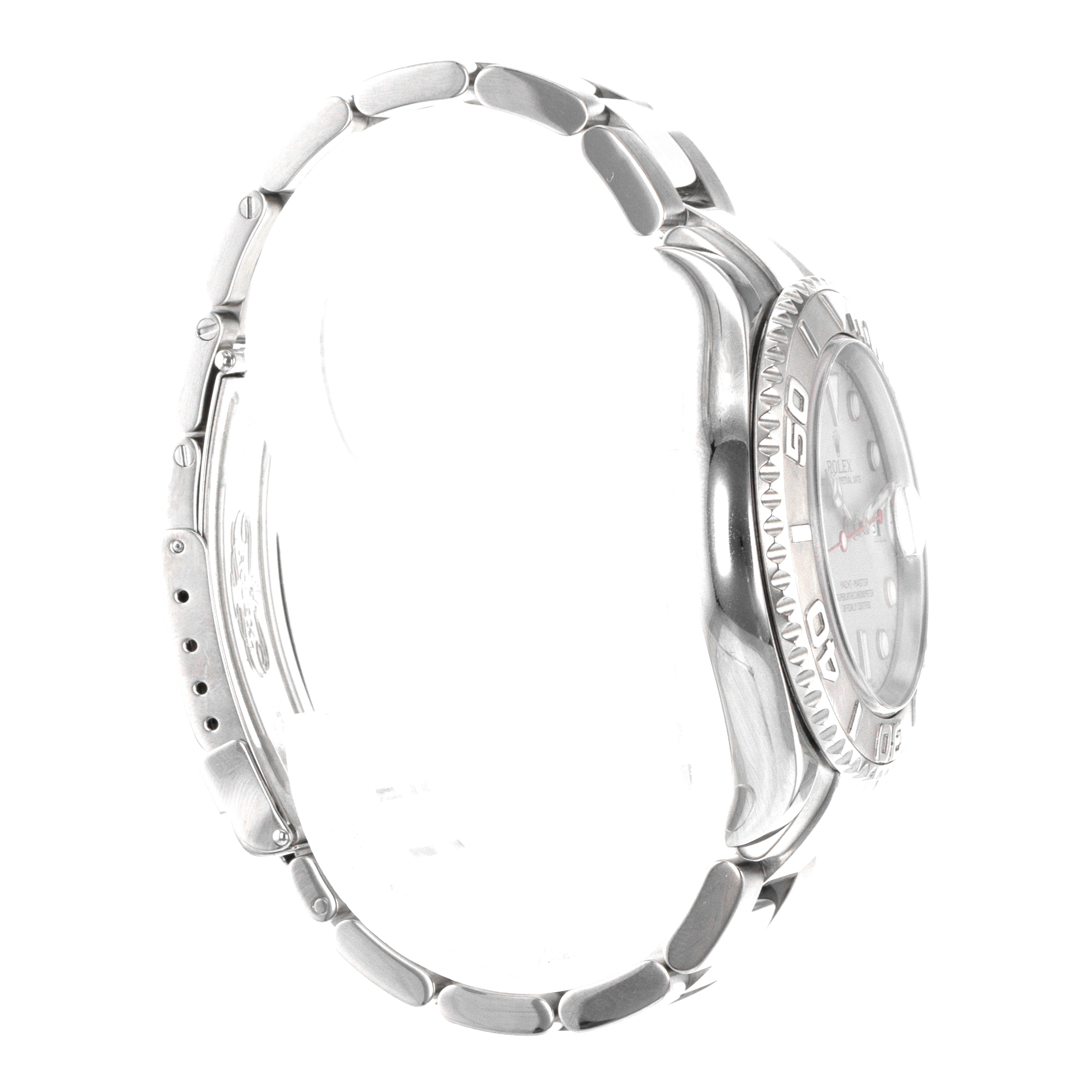 Rolex Yacht-Master 40 16622 Platinum Bezel Silver Steel Oyster Mens Watch 2000 thumbnail 7