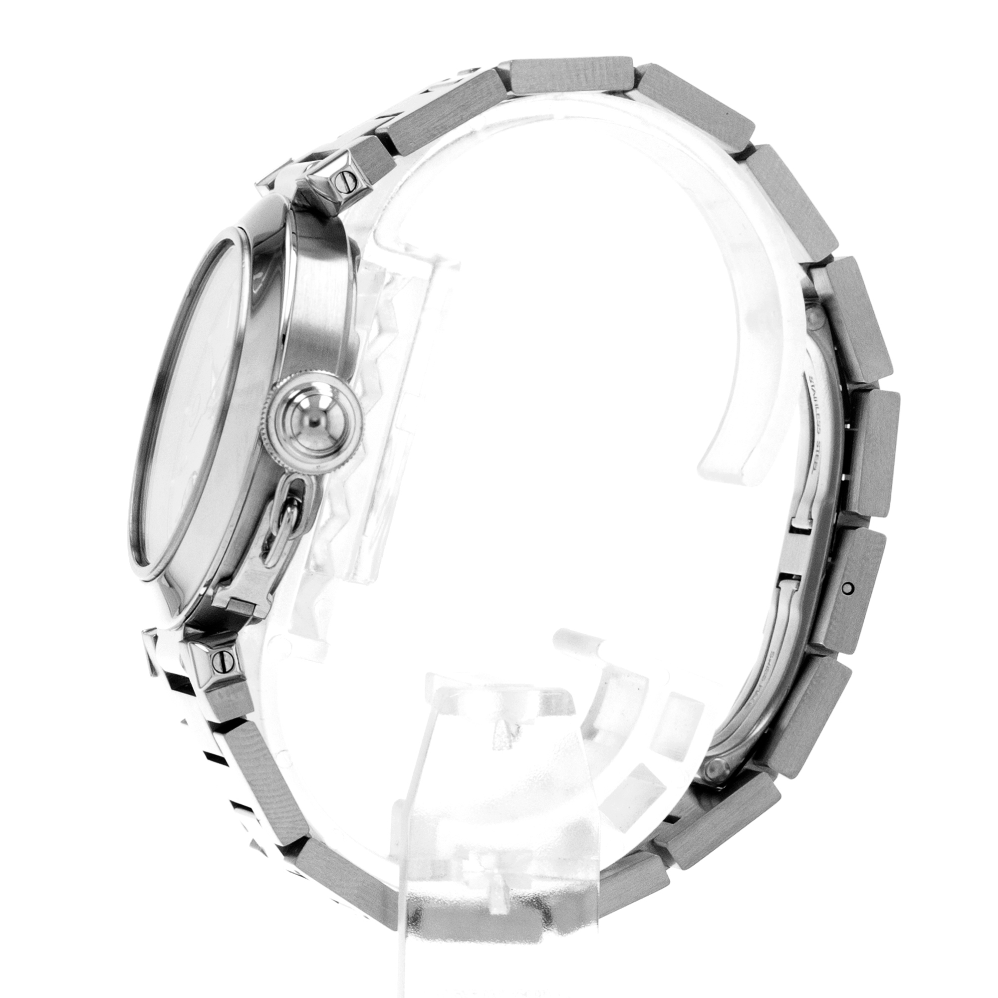 Cartier Pasha W31023M7 2324 35mm Silver Arabic Steel Automatic Ladies Watch thumbnail 5