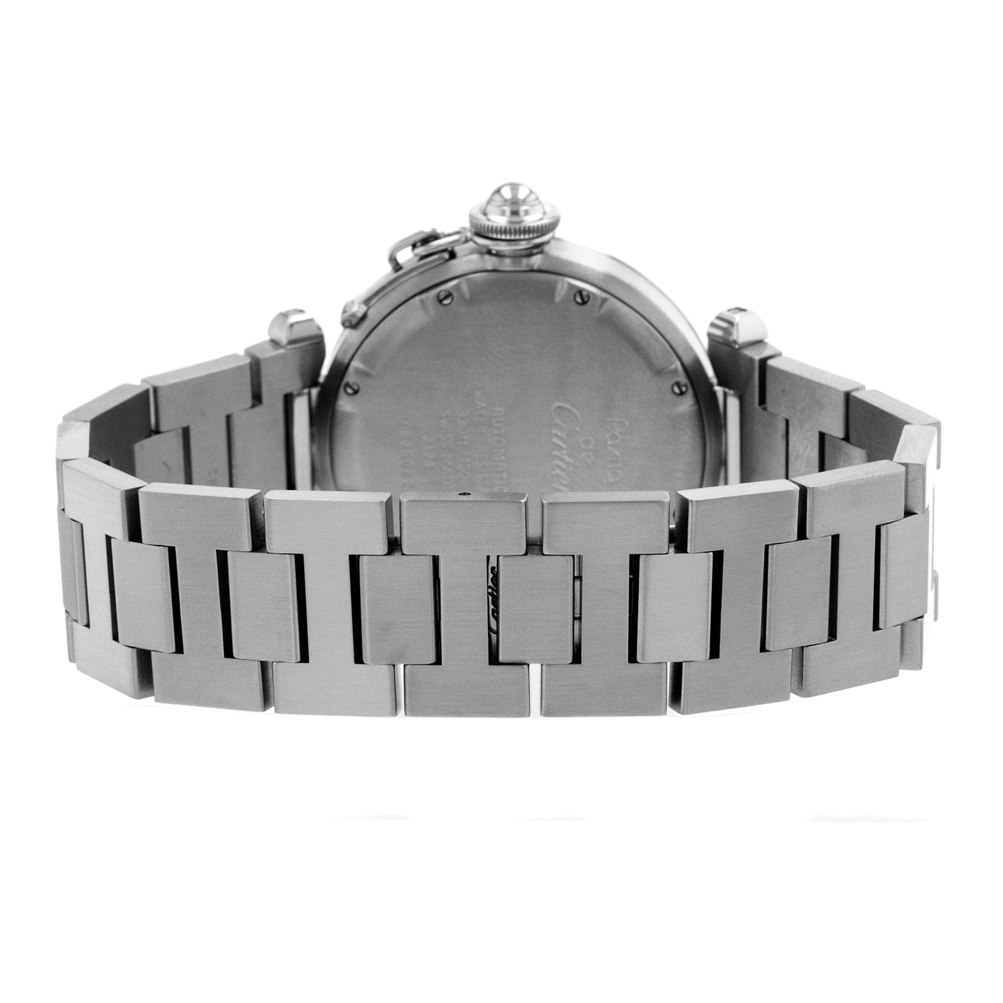 Cartier Pasha W31023M7 2324 35mm Silver Arabic Steel Automatic Ladies Watch thumbnail 9