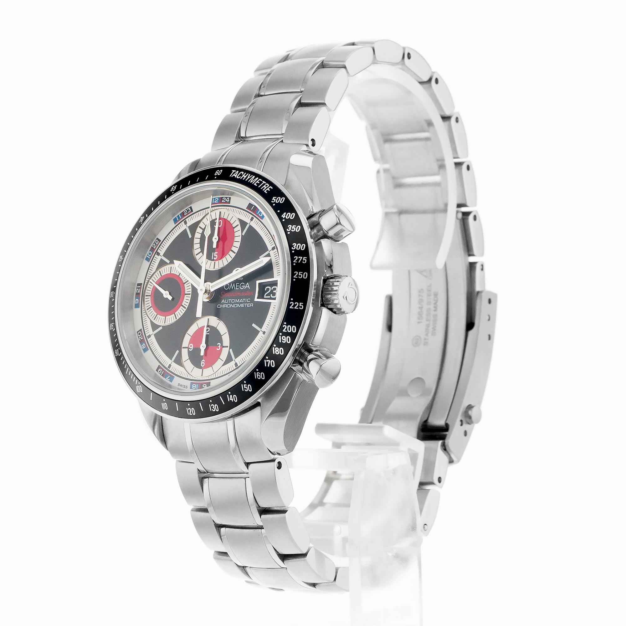 Omega Speedmaster Date 3210.52.00 40mm Casino Black Jack Red Mens Watch 2008 thumbnail 5