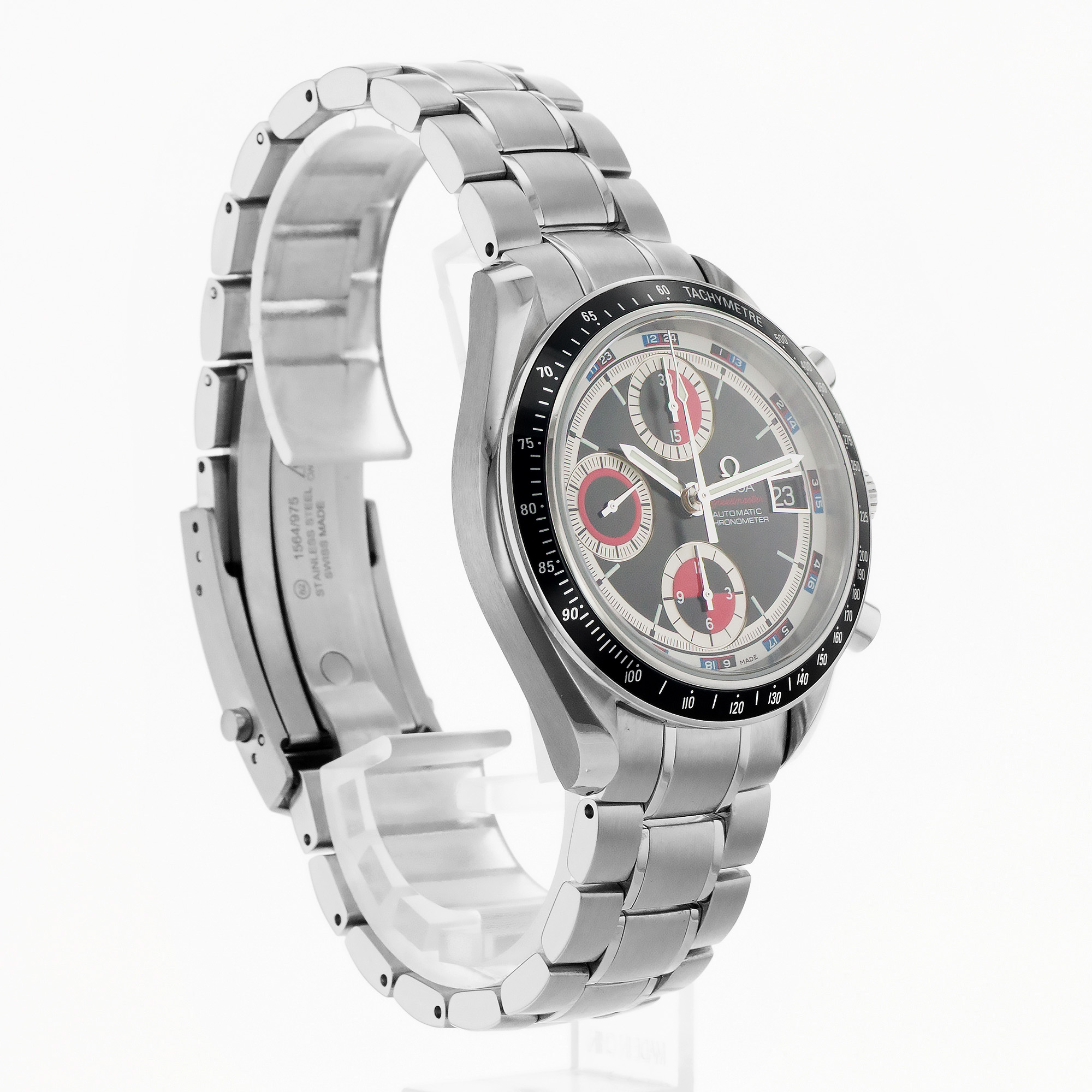 Omega Speedmaster Date 3210.52.00 40mm Casino Black Jack Red Mens Watch 2008 thumbnail 8