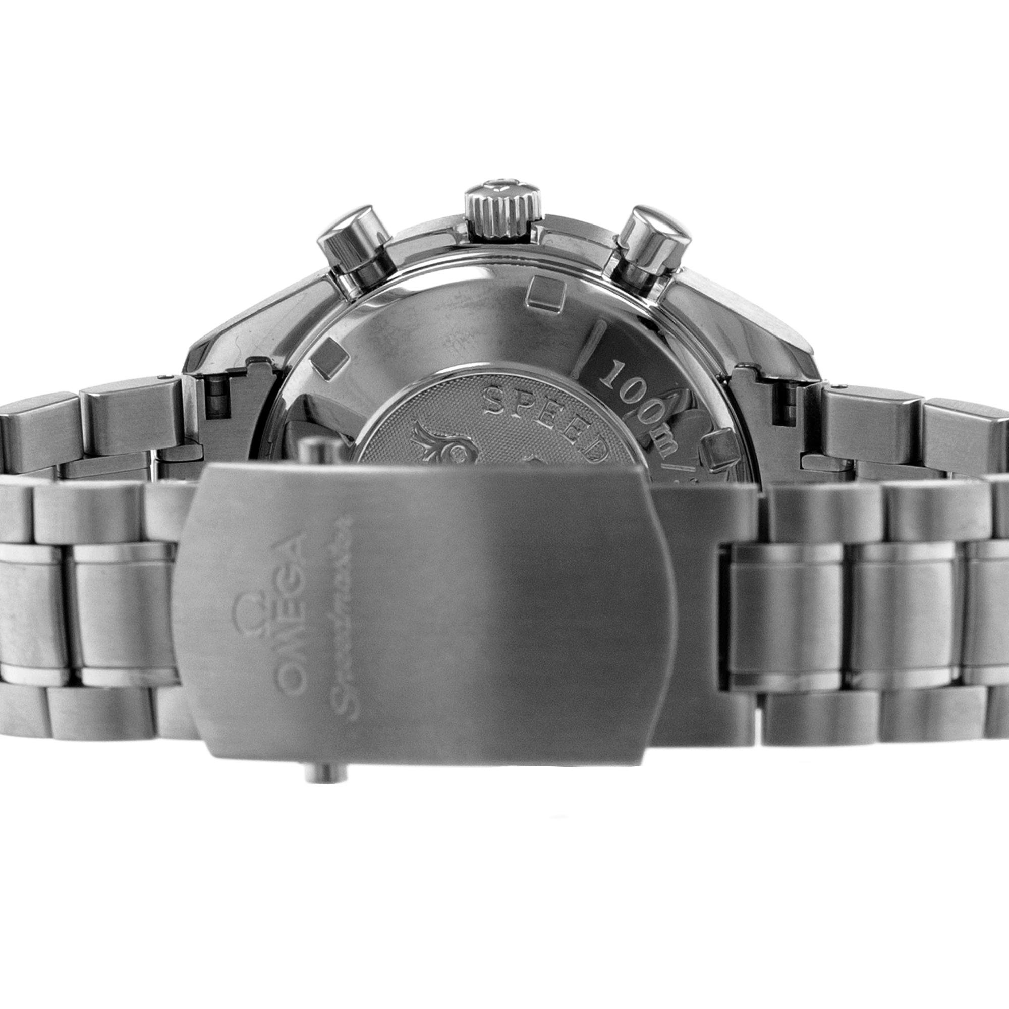 Omega Speedmaster Date 3210.50.00 40mm Black Index Chronograph Mens Watch 2011 thumbnail 11