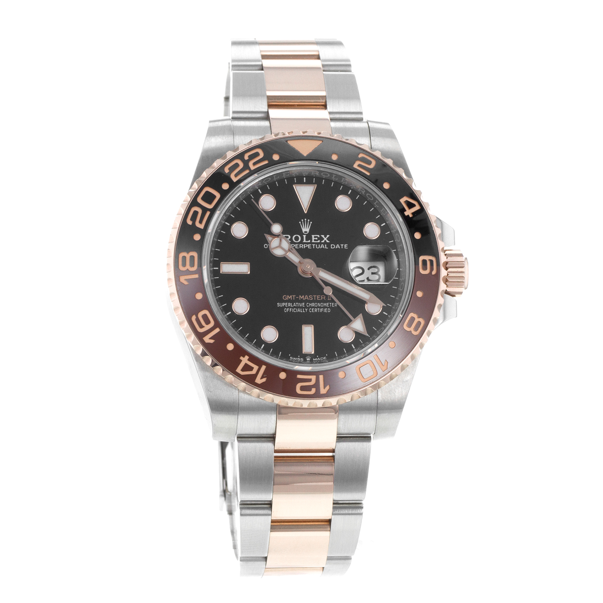 Rolex GMT-Master II 126711CHNR 40mm Rootbeer Orange Black Steel Mens Watch 2023 thumbnail 9