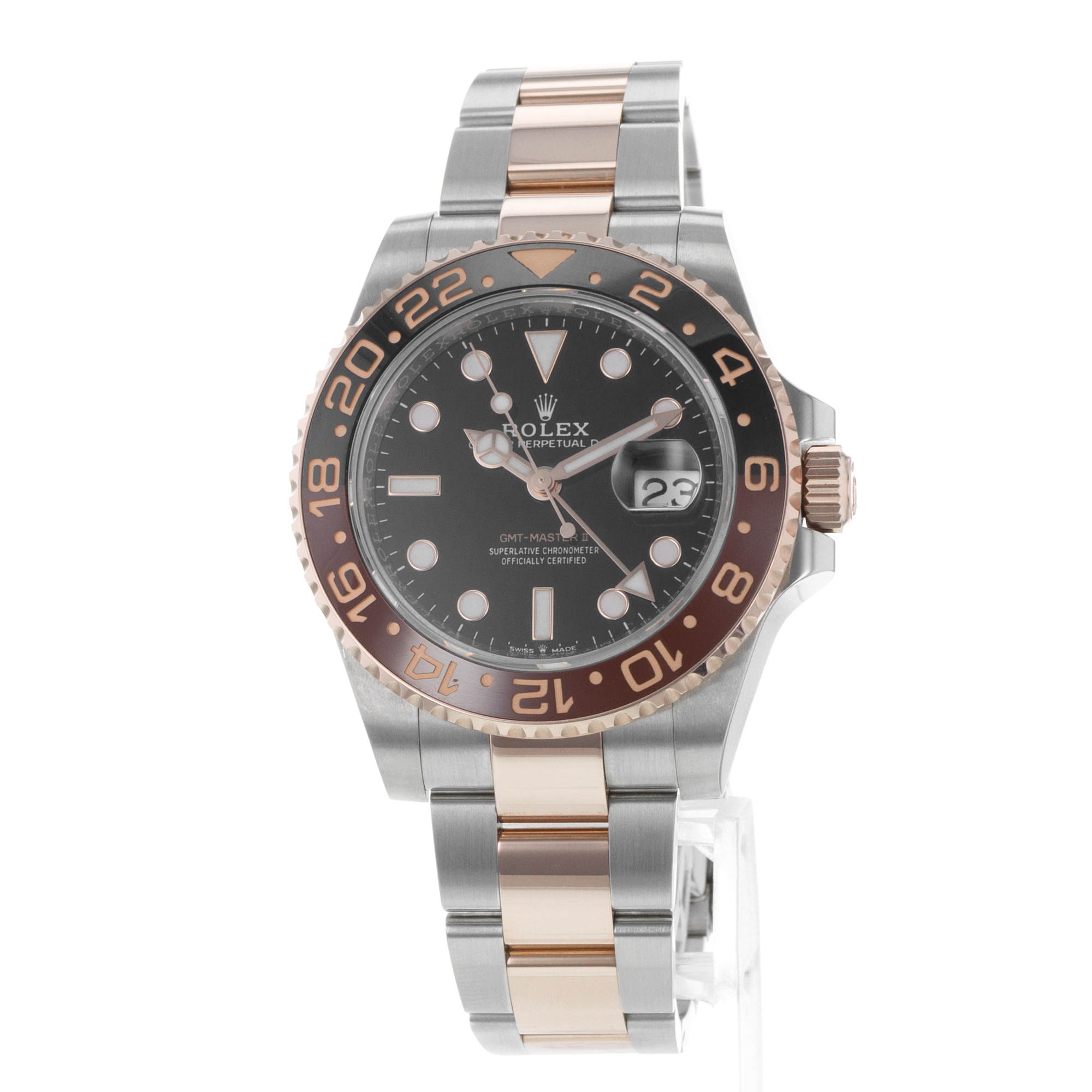 Rolex GMT-Master II 126711CHNR 40mm Rootbeer Orange Black Steel Mens Watch 2023 thumbnail 4