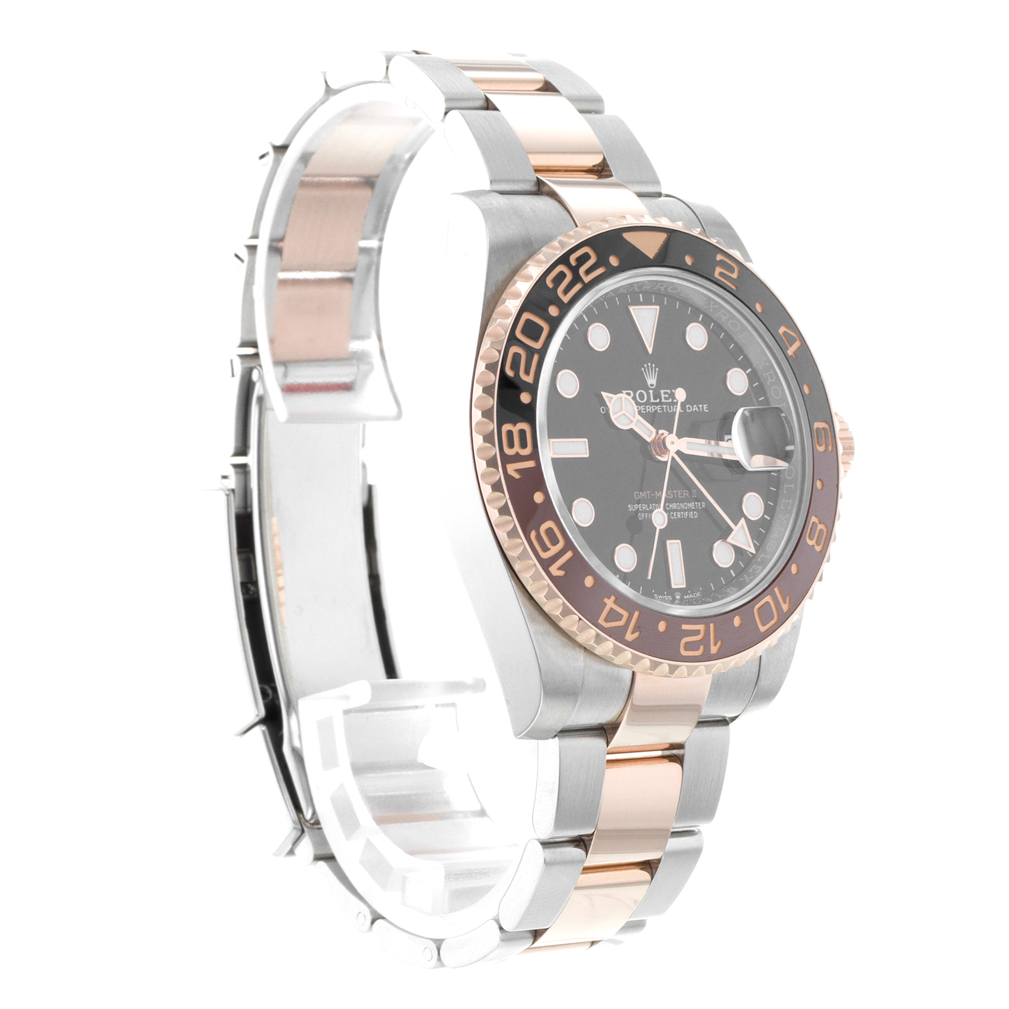 Rolex GMT-Master II 126711CHNR 40mm Rootbeer Orange Black Steel Mens Watch 2023 thumbnail 8