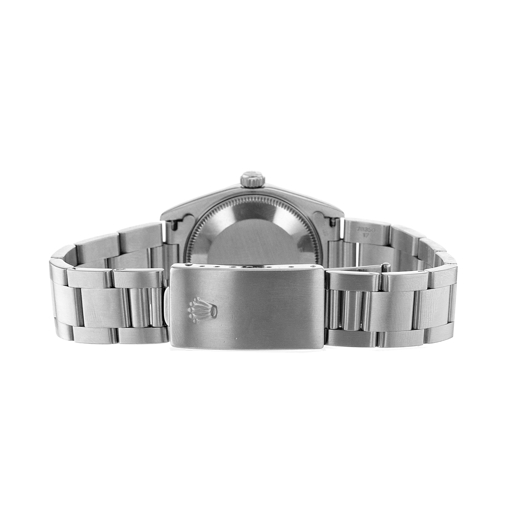 Rolex Oyster Perpetual 67480 Black Arabic Steel Oyster Automatic Mens Watch thumbnail 9