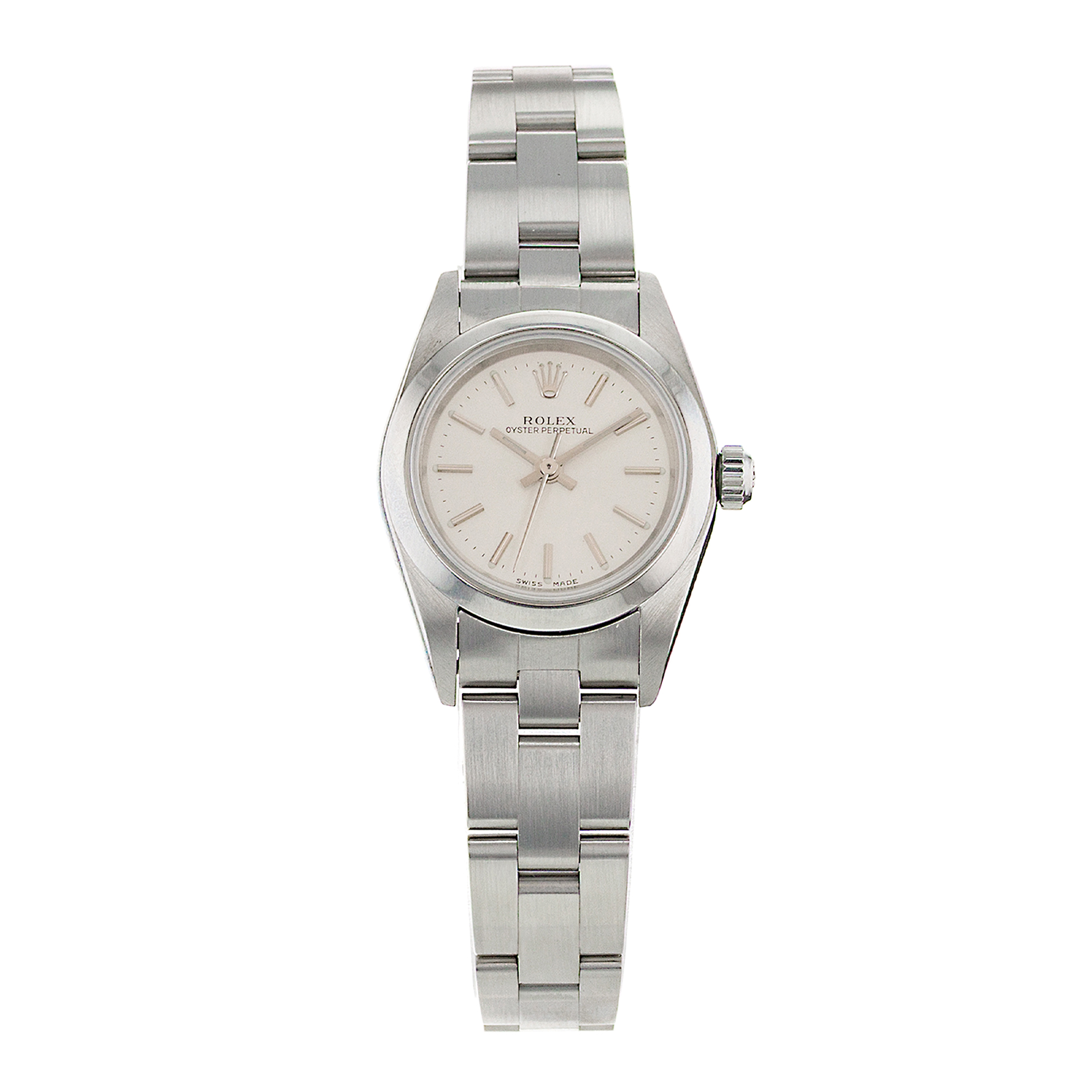 Rolex Oyster Perpetual 67180 24mm Steel Index Oyster Automatic Mens Watch thumbnail 2