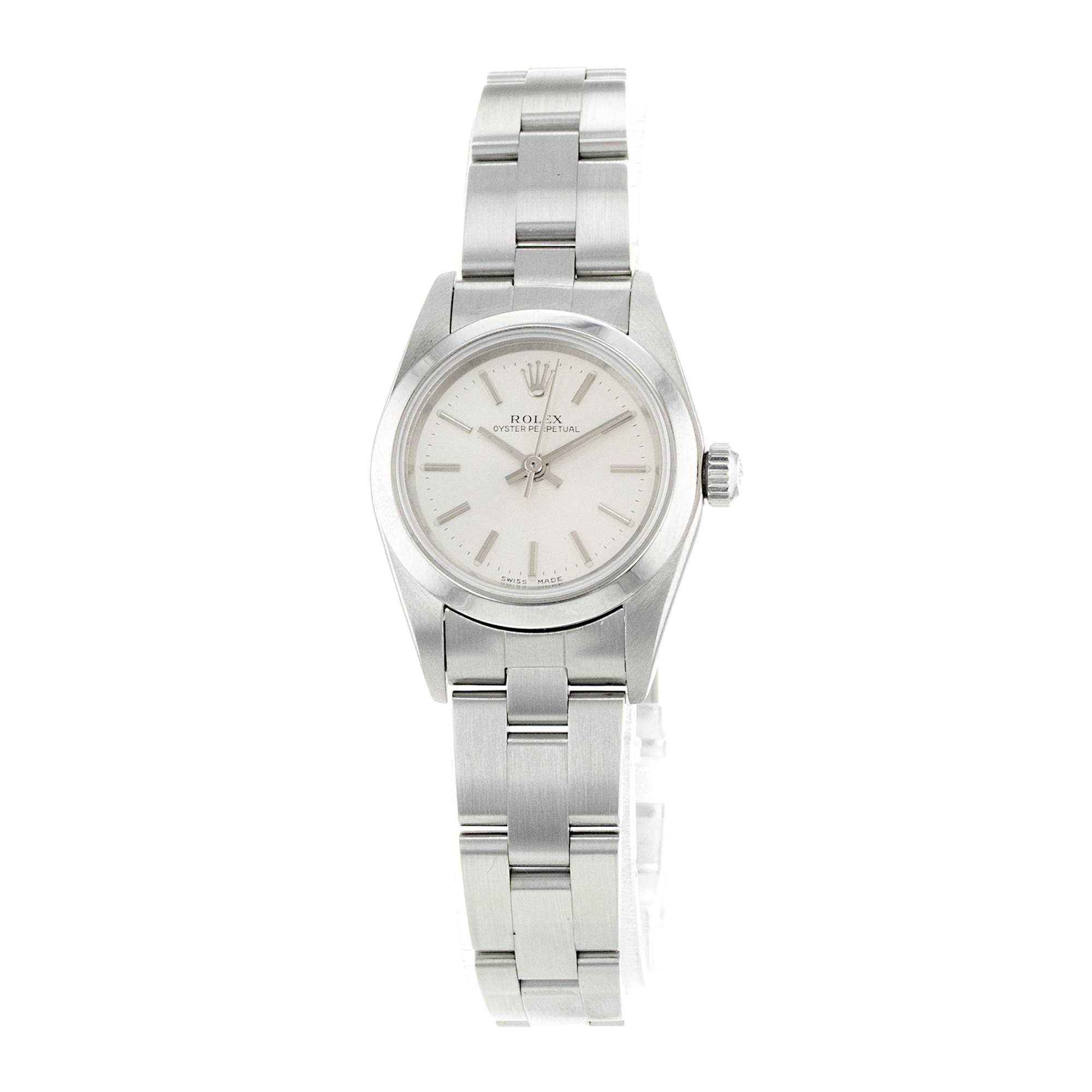 Rolex Oyster Perpetual 67180 24mm Steel Index Oyster Automatic Mens Watch thumbnail 4