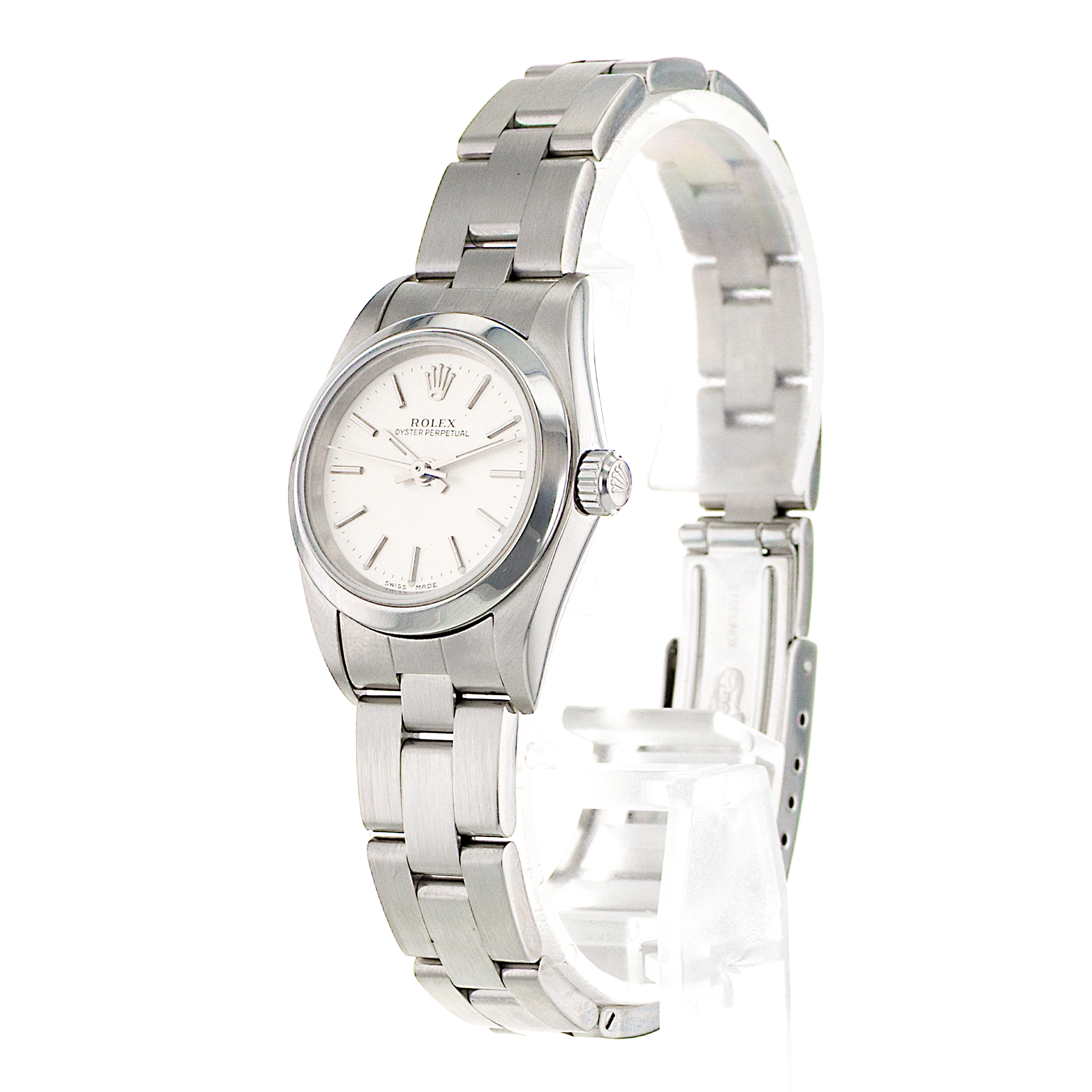 Rolex Oyster Perpetual 67180 24mm Steel Index Oyster Automatic Mens Watch thumbnail 5