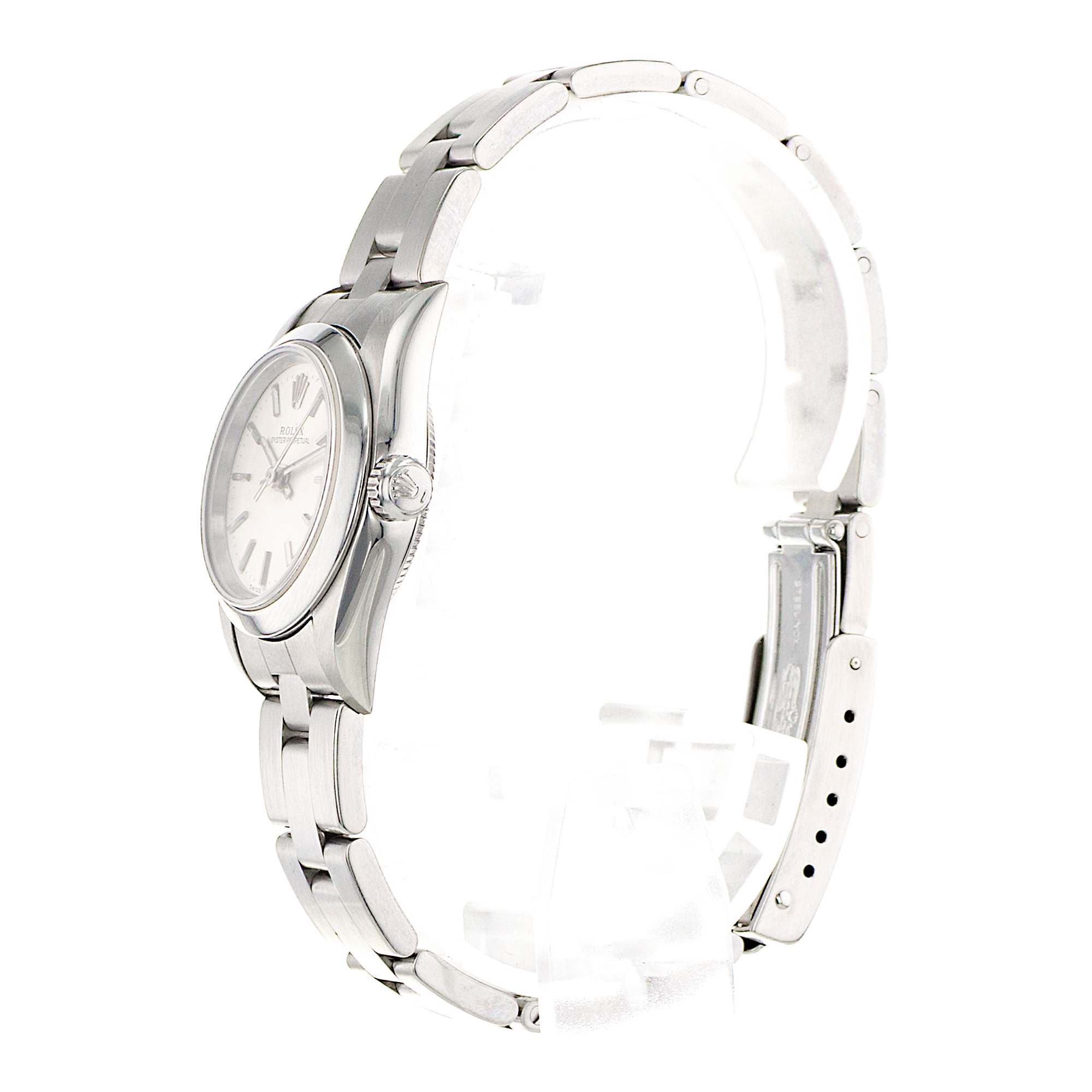Rolex Oyster Perpetual 67180 24mm Steel Index Oyster Automatic Mens Watch thumbnail 6