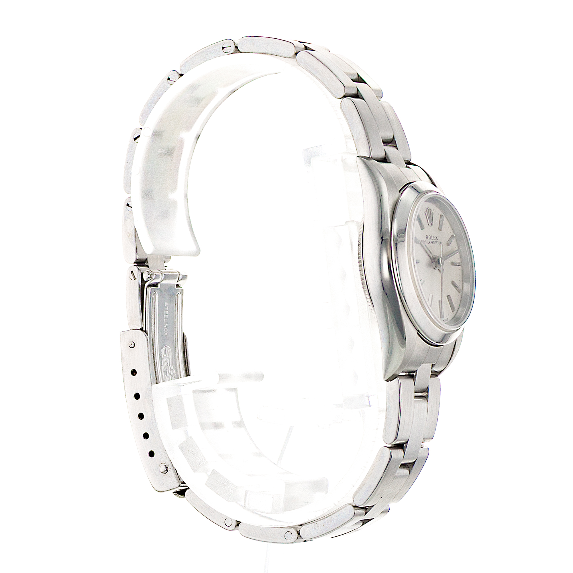 Rolex Oyster Perpetual 67180 24mm Steel Index Oyster Automatic Mens Watch thumbnail 7
