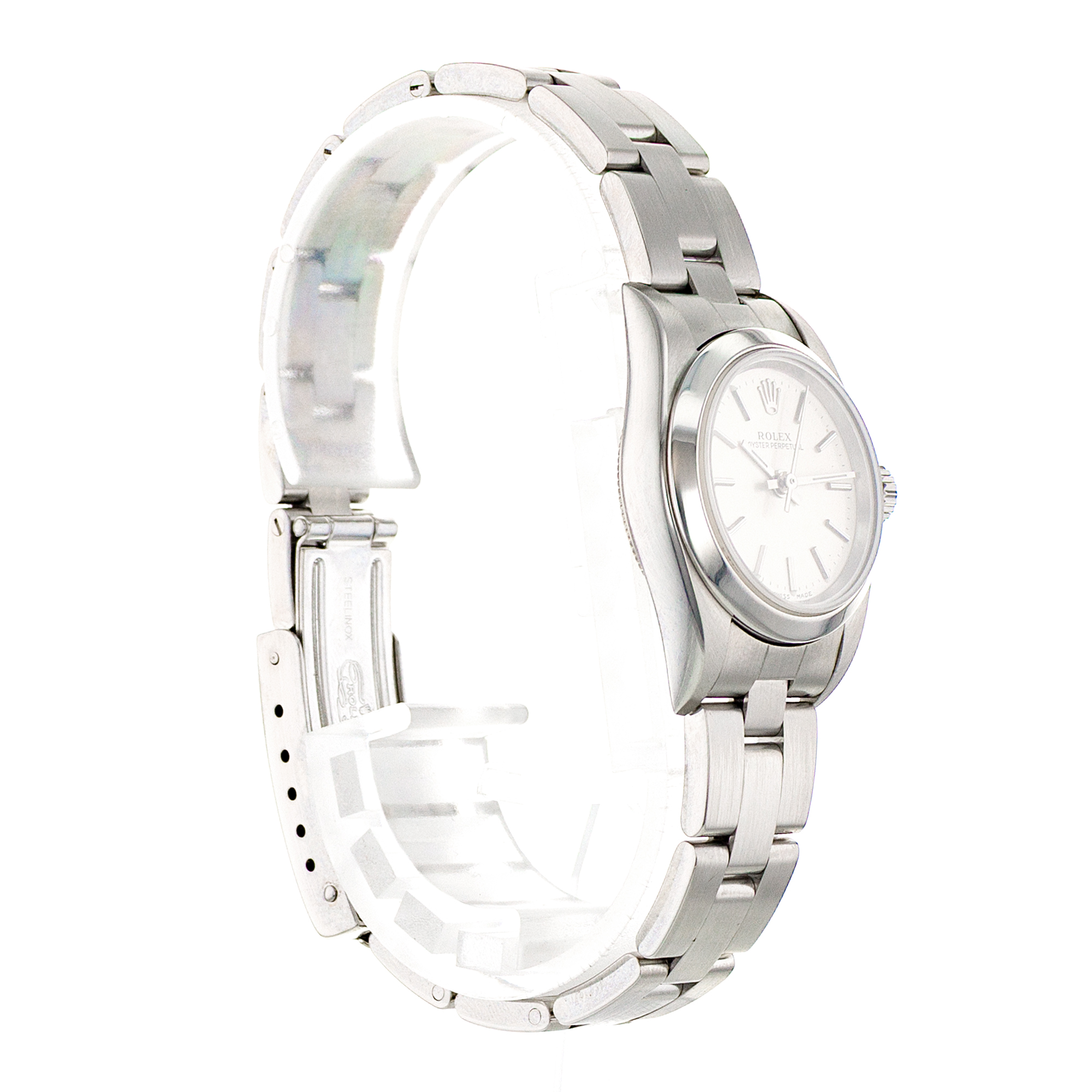Rolex Oyster Perpetual 67180 24mm Steel Index Oyster Automatic Mens Watch thumbnail 8